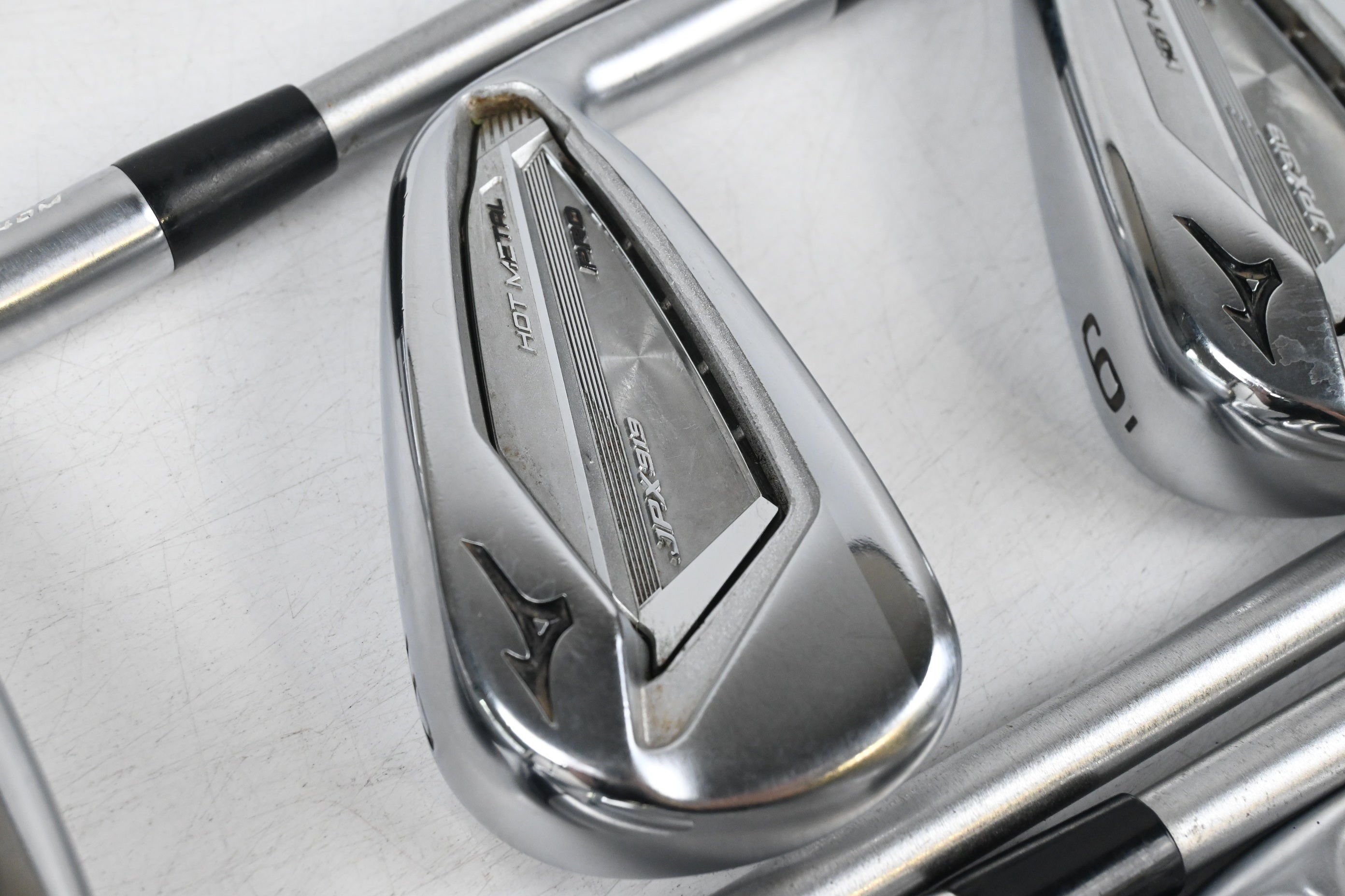 Mizuno JPX 919 Hot Metal Pro Irons / 4-PW / Stiff Flex KBS Tour C-Taper Lite 110 Shafts