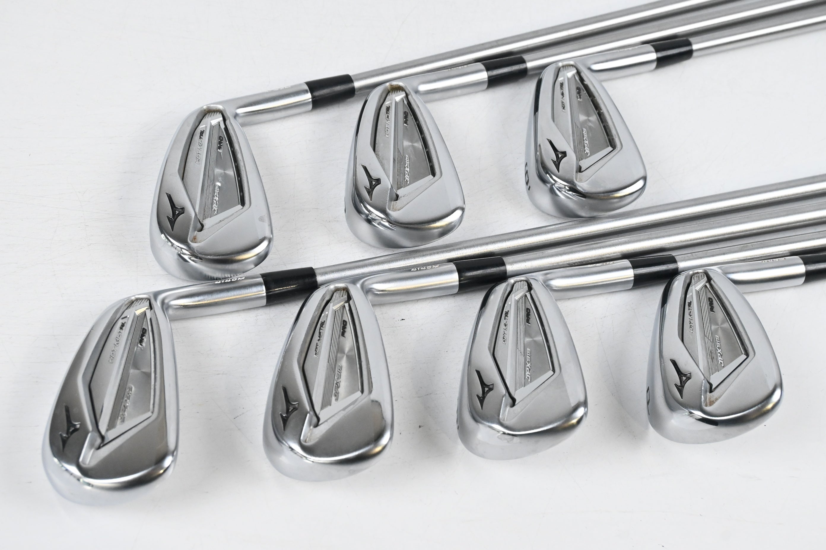 Mizuno JPX 919 Hot Metal Pro Irons / 4-PW / Stiff Flex KBS Tour C-Taper Lite 110 Shafts