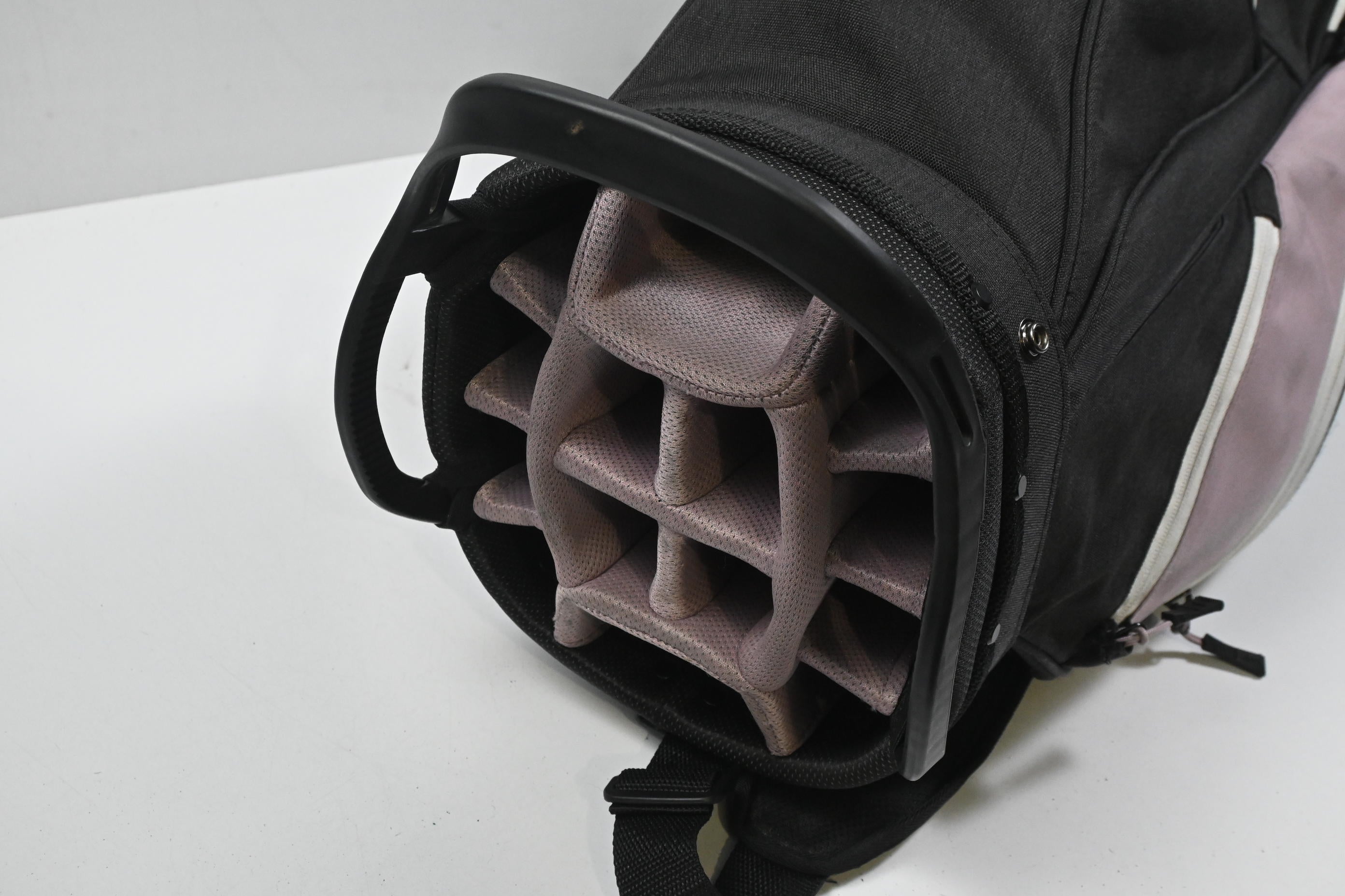 Cobra Cart Bag / 14-Way Divider / Black, Pink, Grey