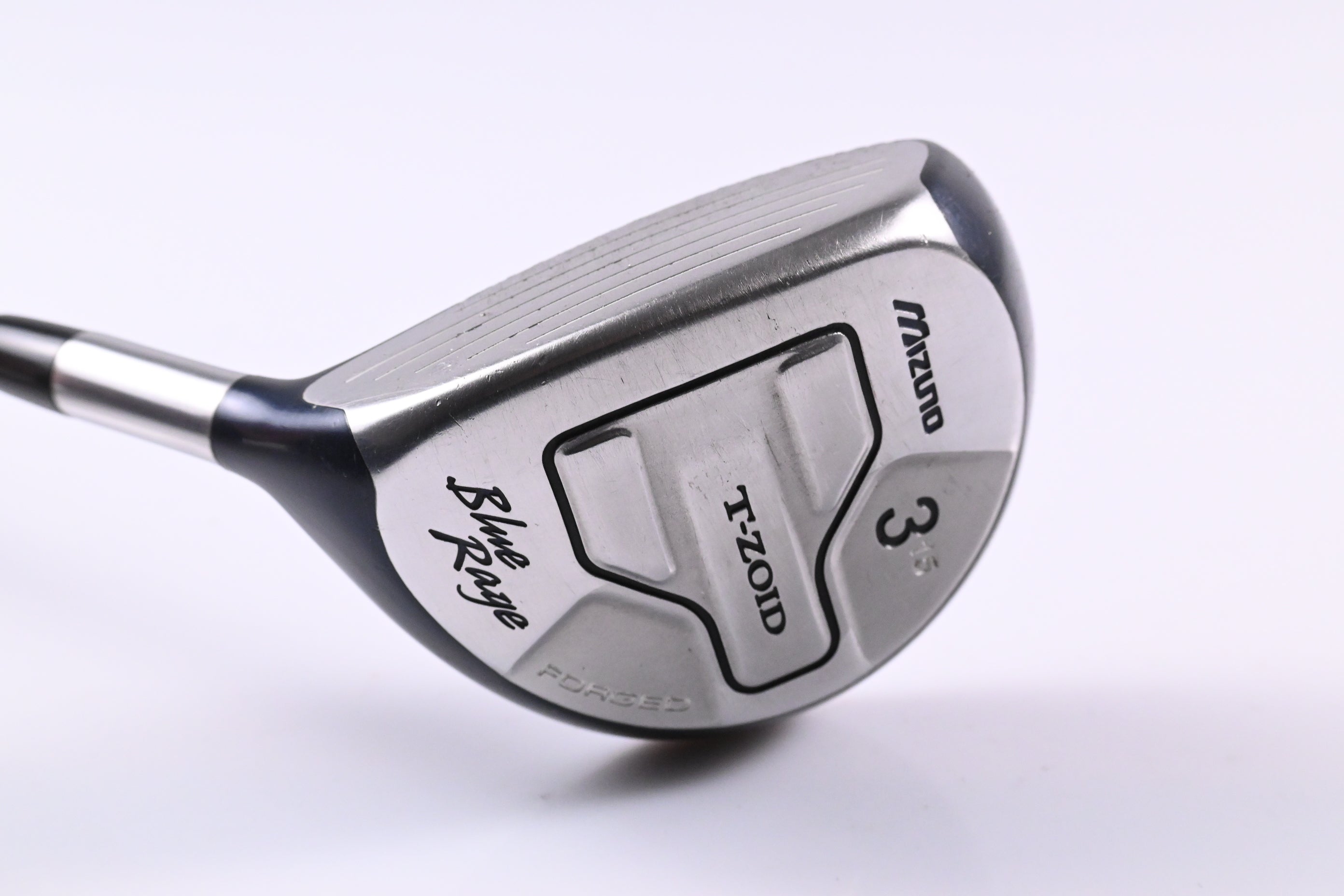 Left Hand Mizuno Blue Rage #3 Wood / 15 Degree / Regular Flex Exsar Platinum