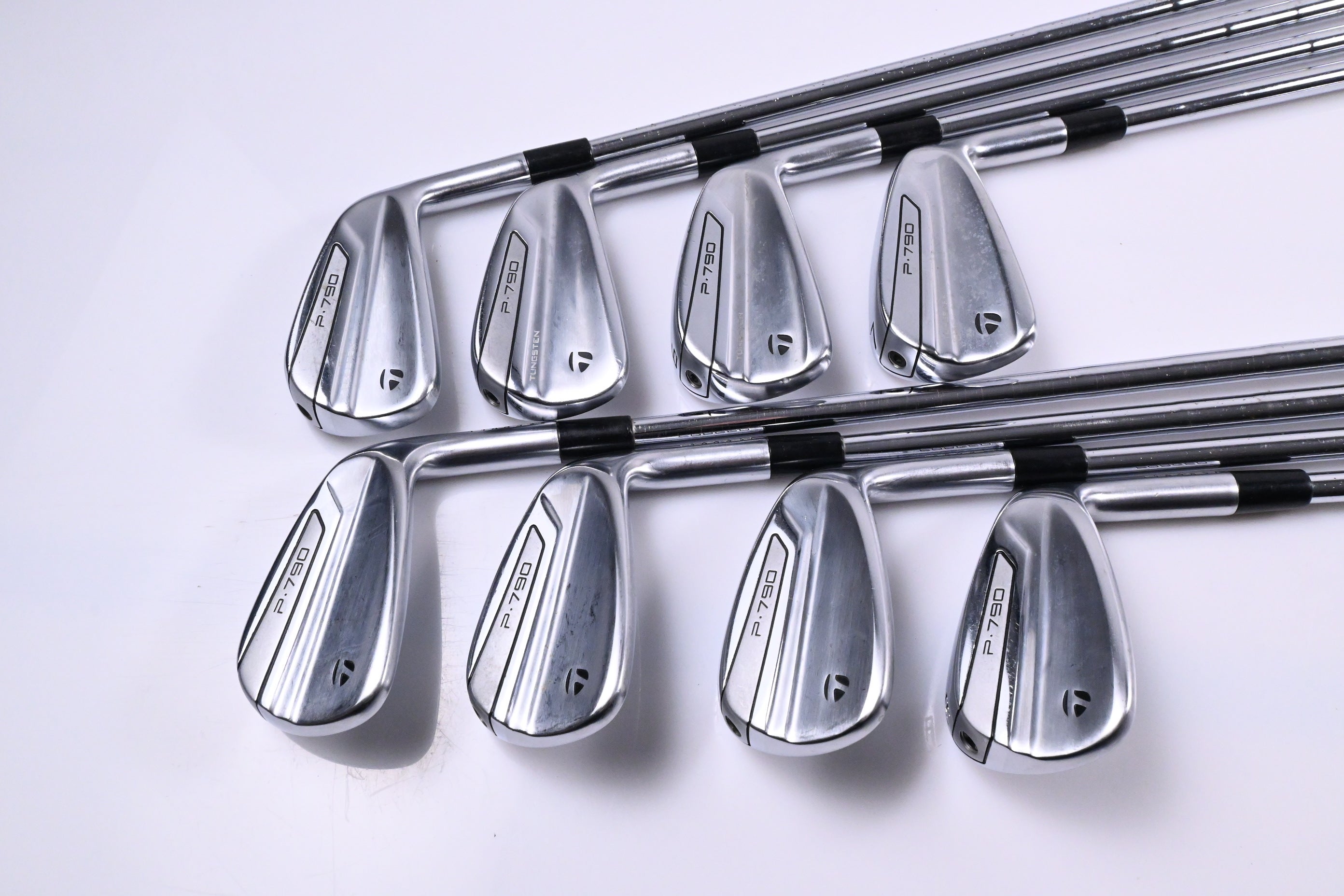 Taylormade P790 2019 Irons / 4-PW+AW / X-Flex KBS Tour 130 Shafts