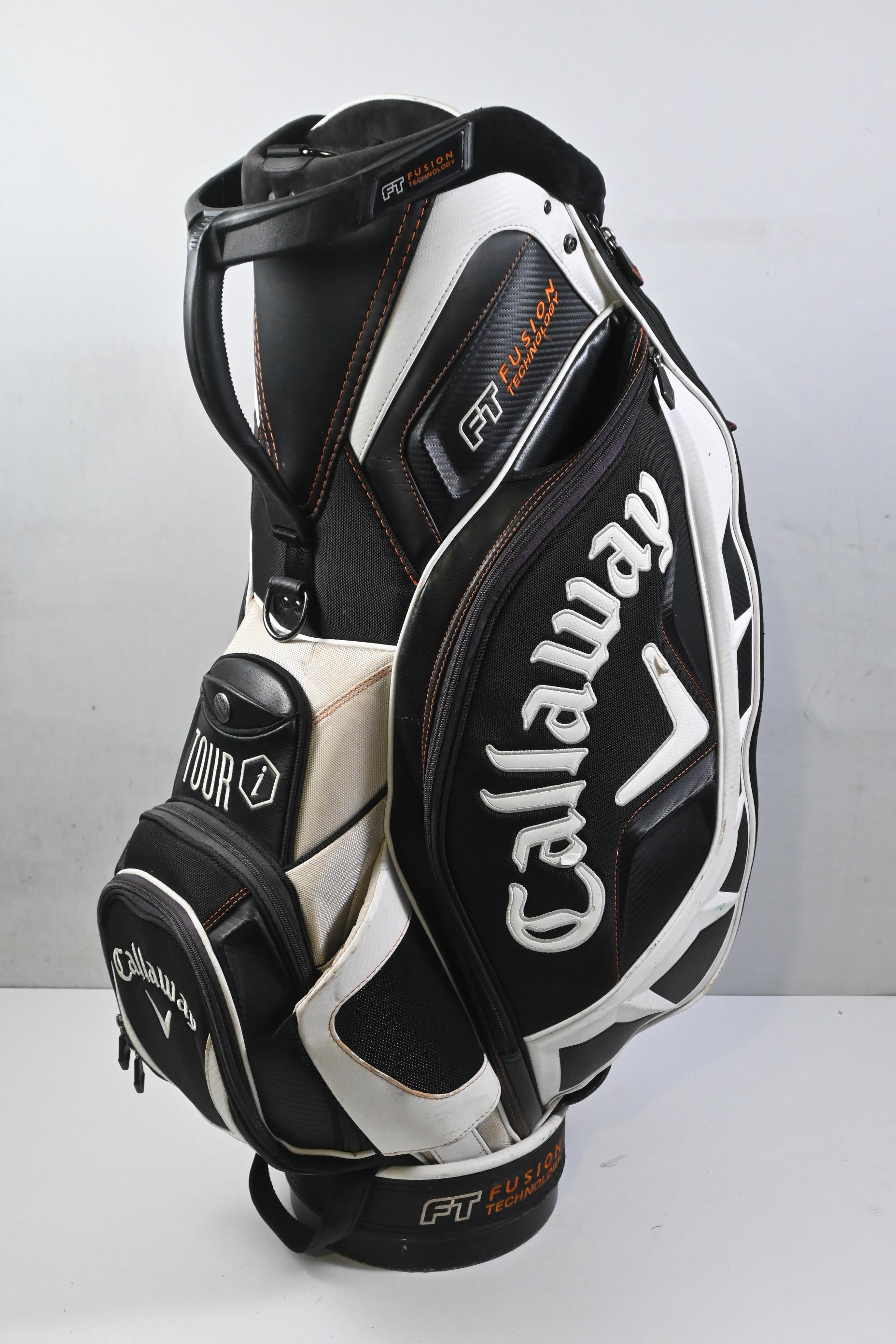 Callaway FT-Fusion Tour-i Tour Bag / 6-Way Divider / Black, White, Orange
