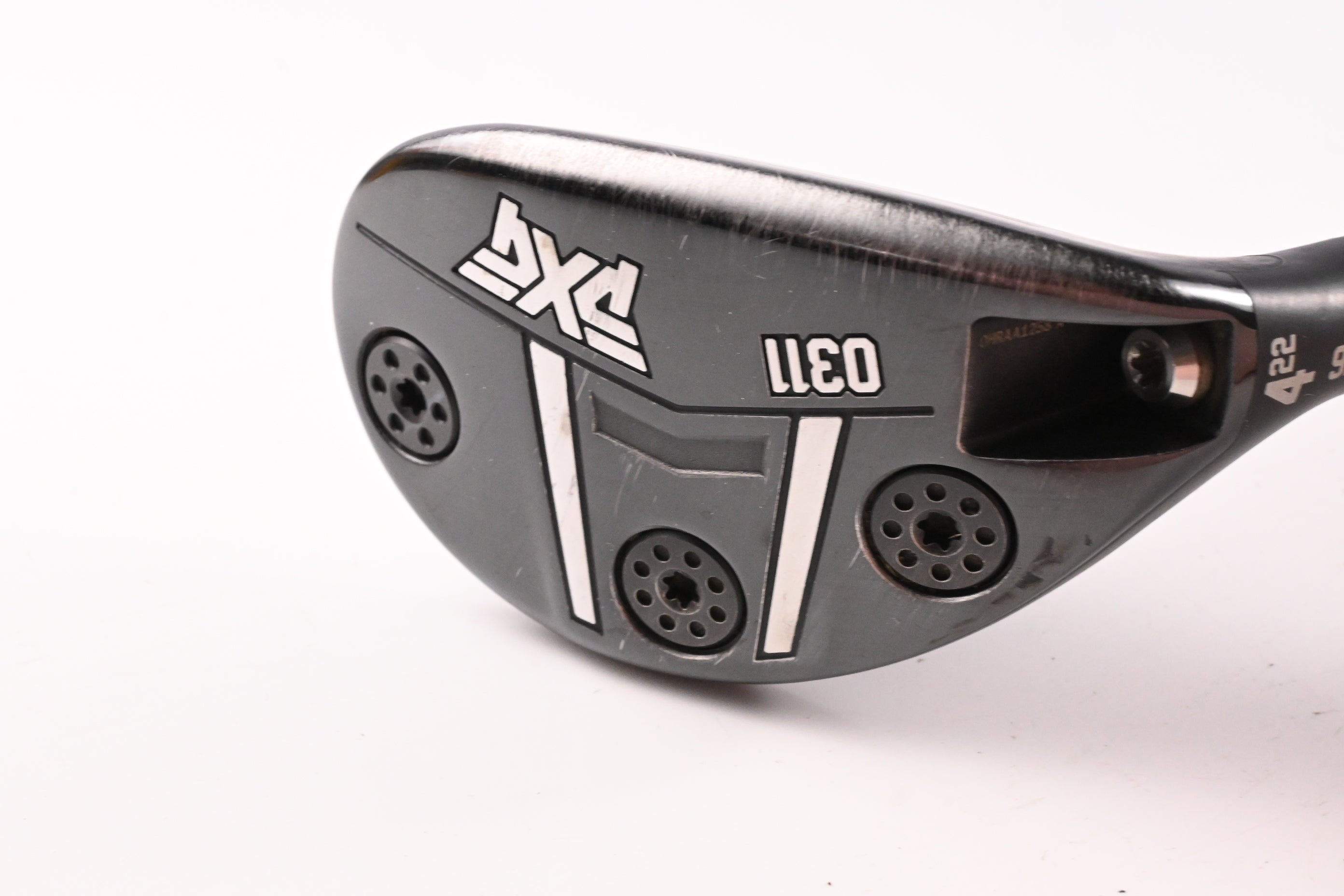 PXG 0311 Gen6 #4 Hybrid / 22 Degree / X-Flex HZRDUS Smoke Black 80 Shaft