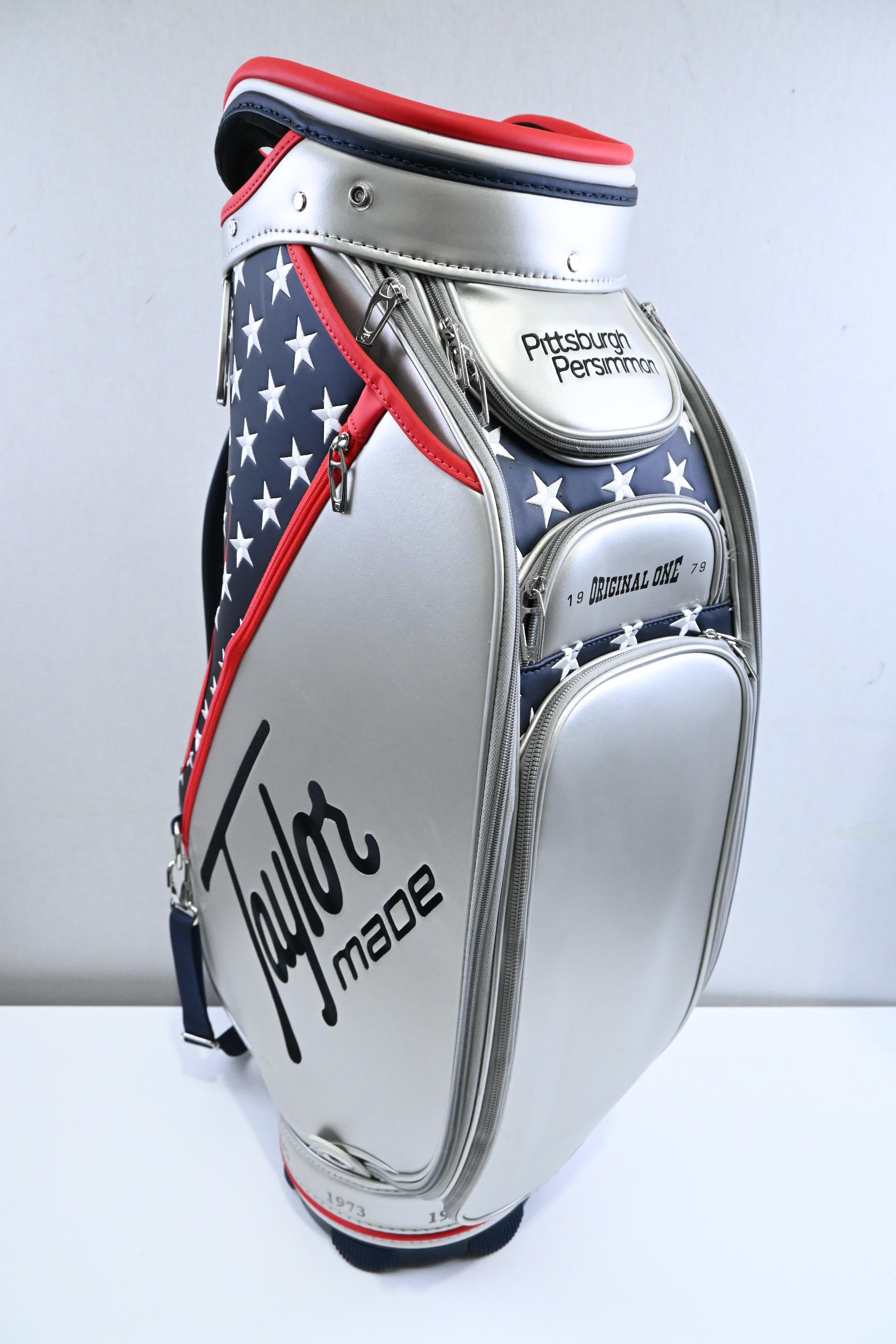 Taylormade Summer Commemorative Tour Bag / 6-Way Divider / Silver, Red, Blue