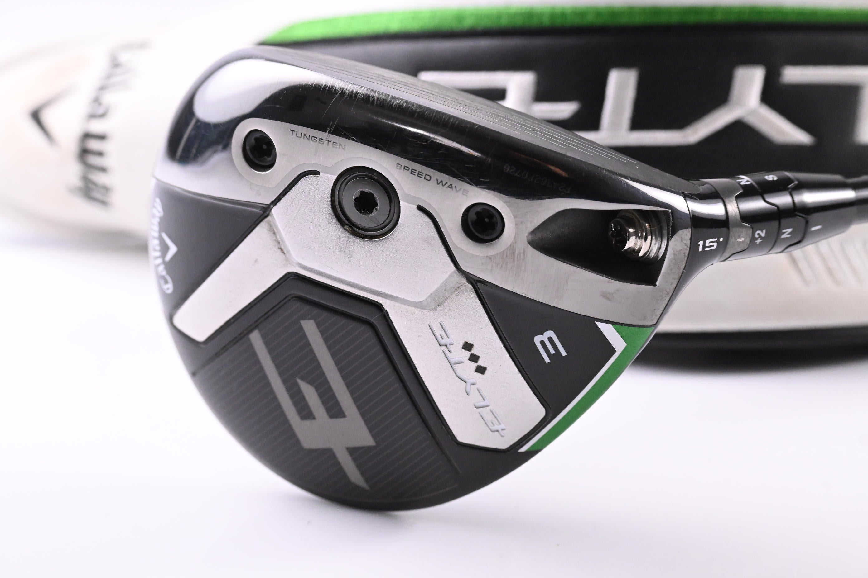 Callaway Elyte Triple Diamond #3 Wood / 15 Degree / X-Flex Denali Black 70