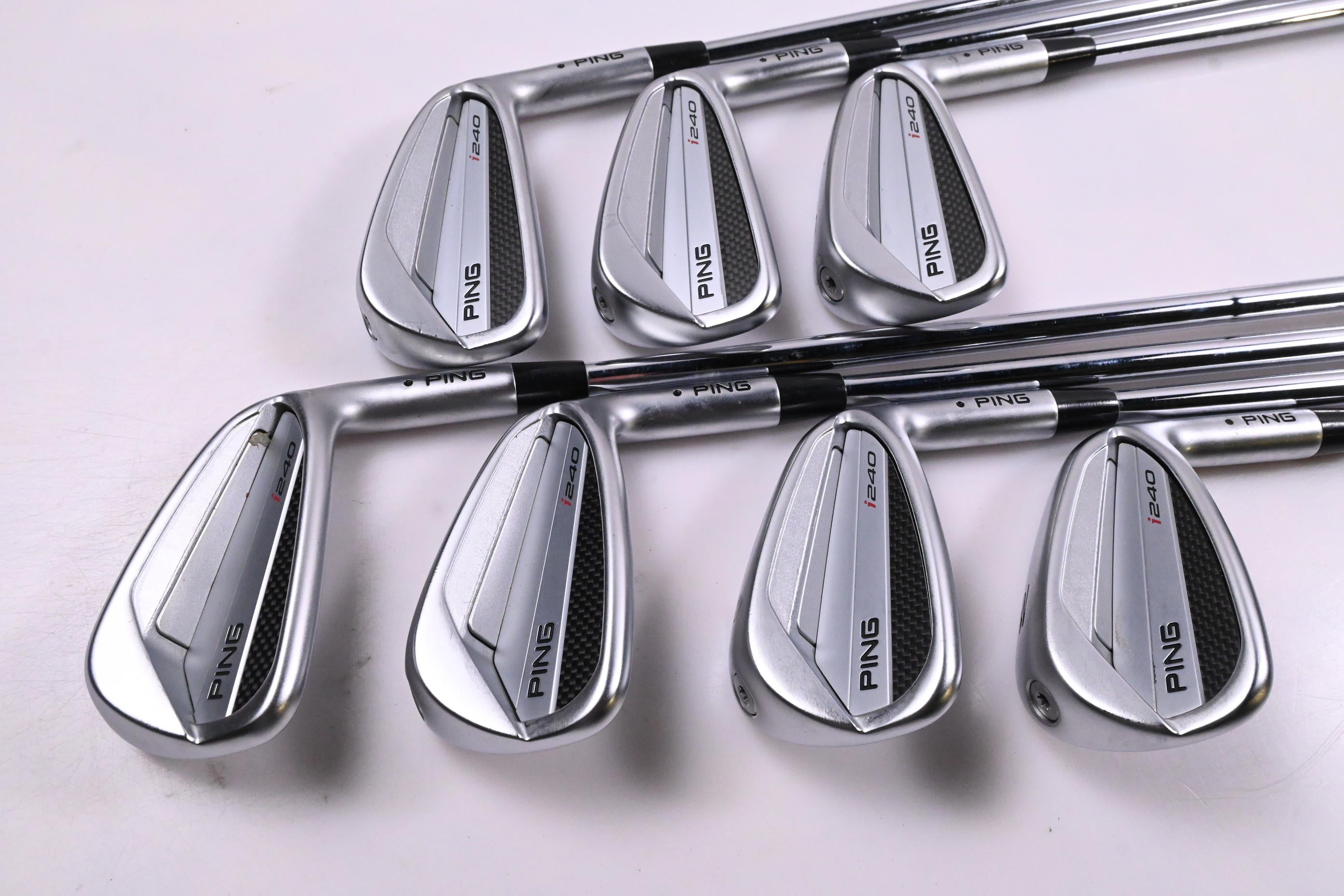 Ping I240 Irons / 4-PW / Black Dot / Stiff Flex Dynamic Gold 120 S300 Shafts