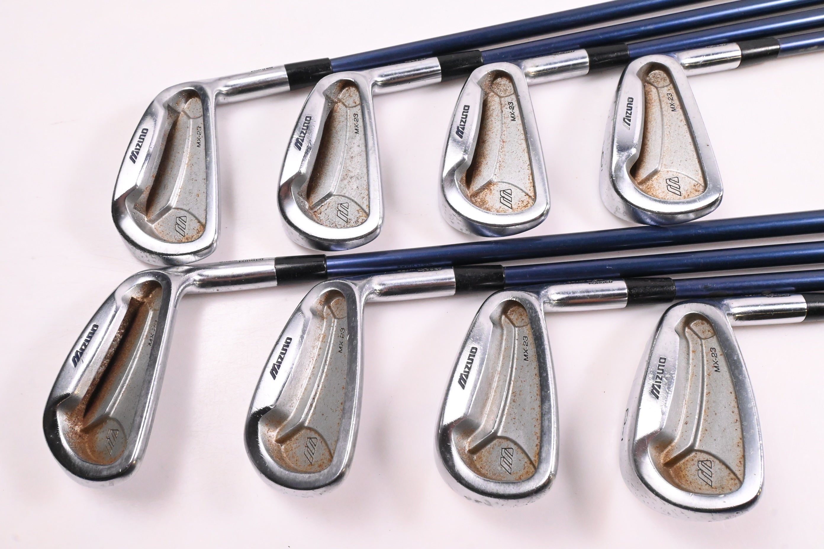 Mizuno MX-23 Irons / 3-PW / Regular Flex Mizuno Exsar Blue Shafts