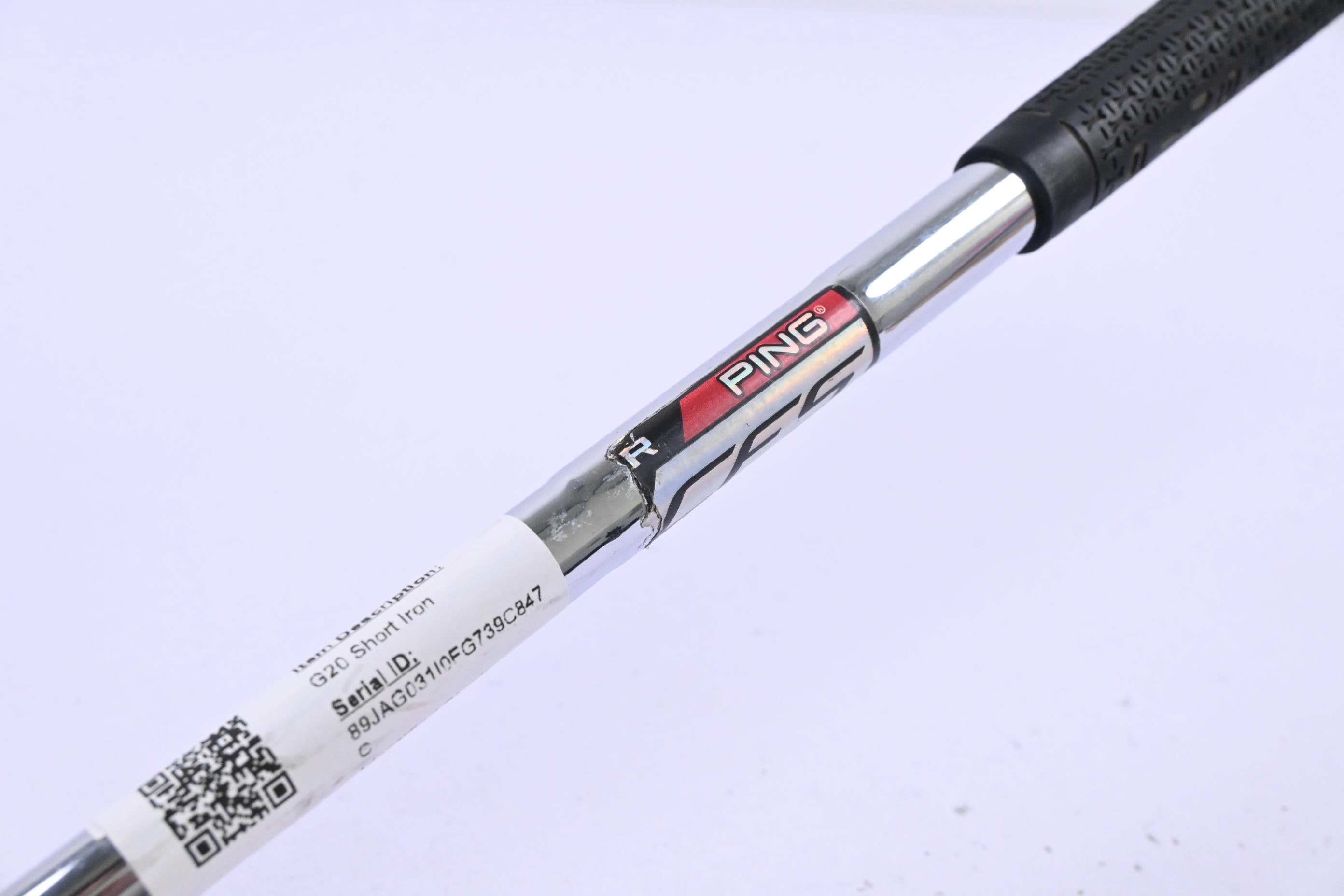 Ping G20 #9 Iron / Black Dot / Regular Flex Ping CFS Shaft