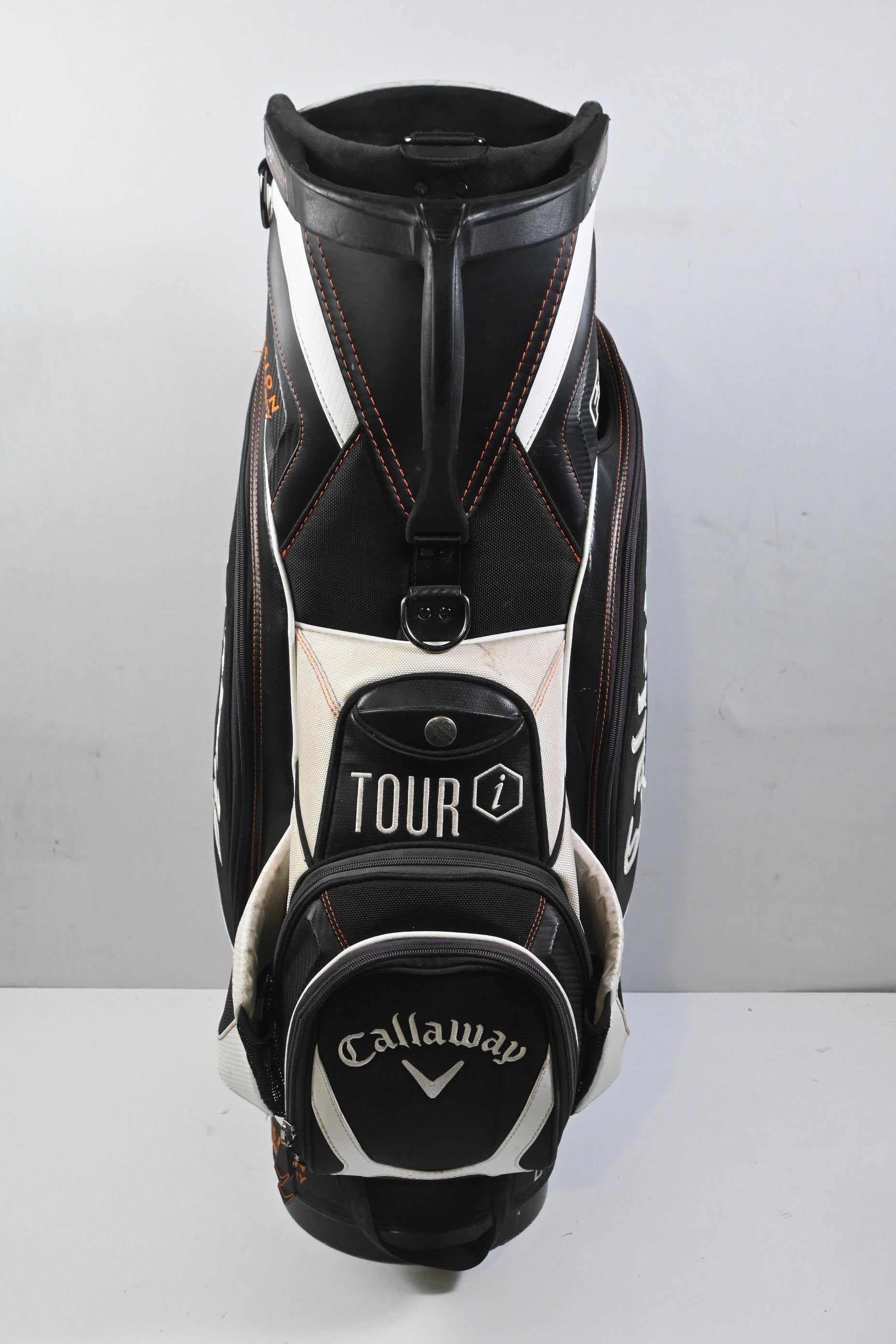 Callaway FT-Fusion Tour-i Tour Bag / 6-Way Divider / Black, White, Orange