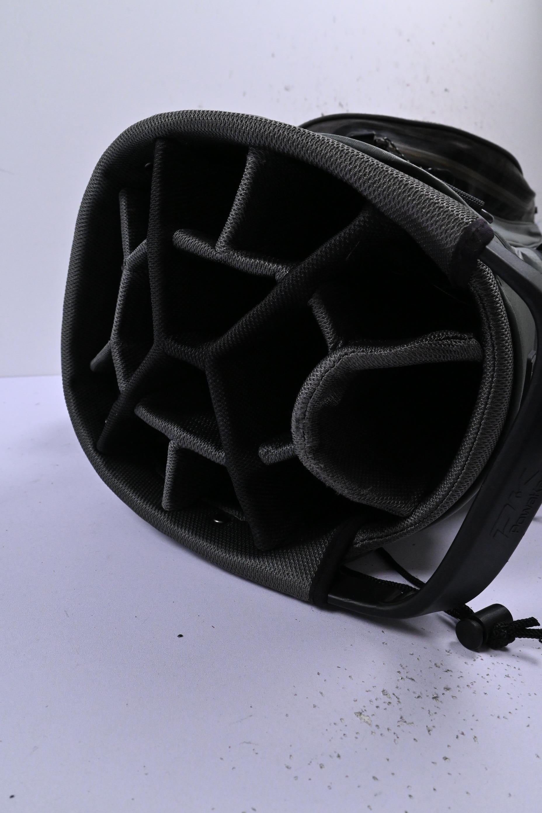 Powakaddy Dri Tech Cart Bag / 14-Way Divider / Grey & Black