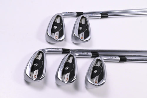 Ping G400 Irons / 6-PW / Blue Dot / Regular Flex Ping AWT 2.0 Shafts