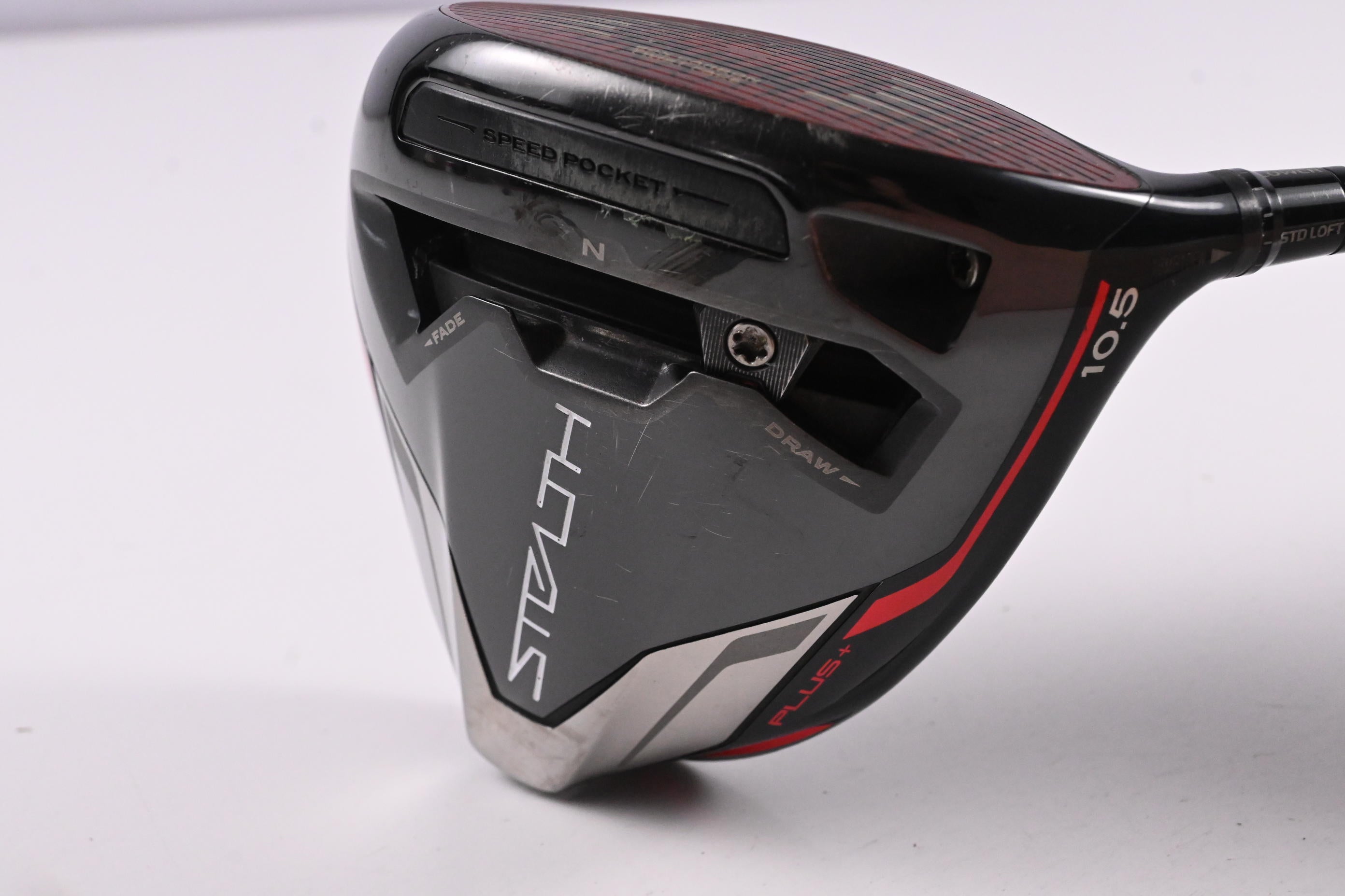 Taylormade Stealth Plus Driver / 10.5 Degree / Stiff Flex HZRDUS Smoke Green 60