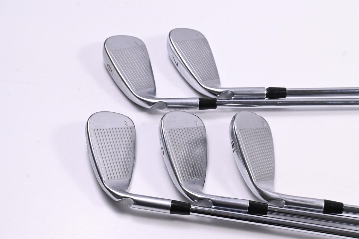 Ping G400 Irons / 6-PW / Blue Dot / Regular Flex Ping AWT 2.0 Shafts