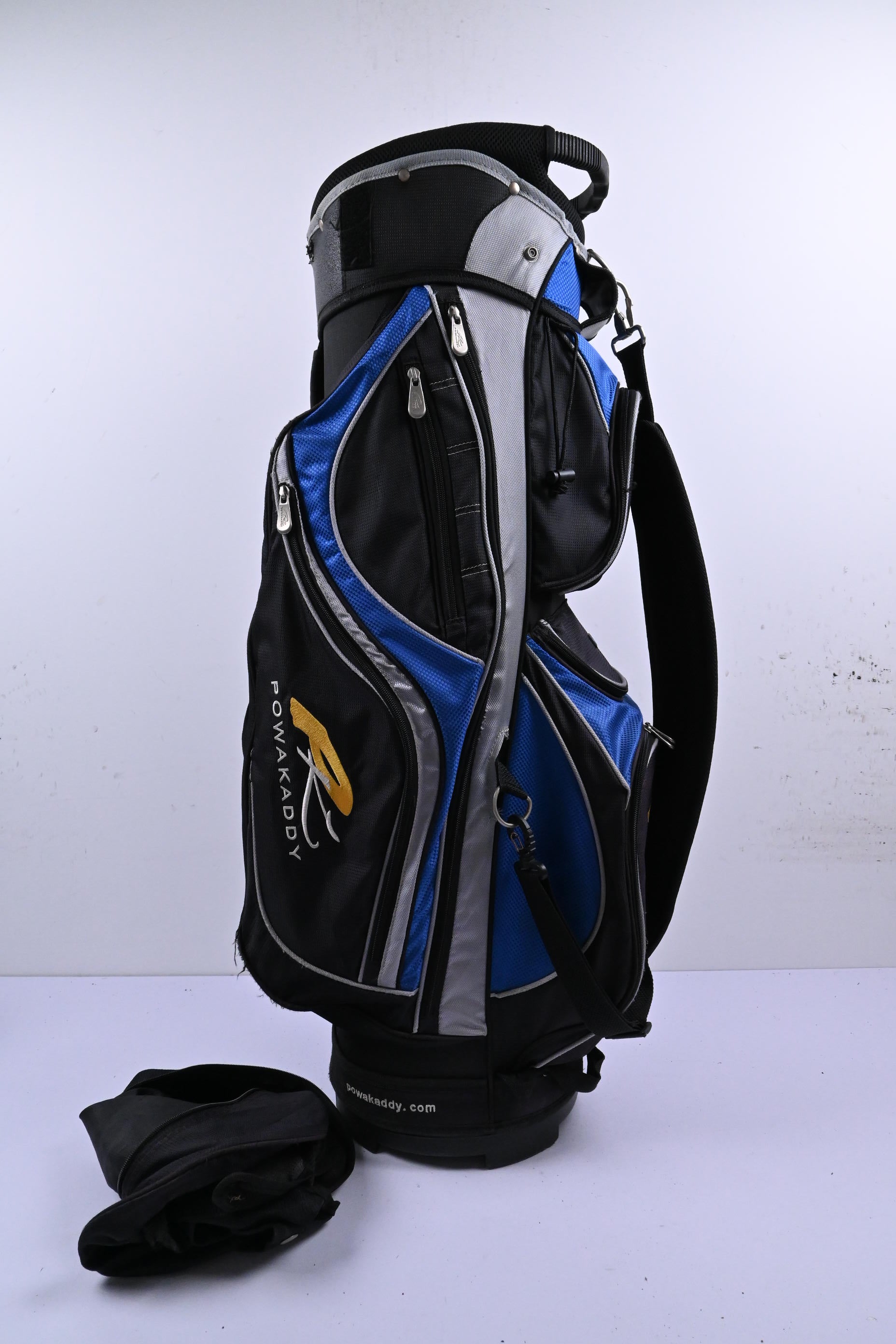 Powakaddy Cart Bag / 7-Way Divider / Blue & Black