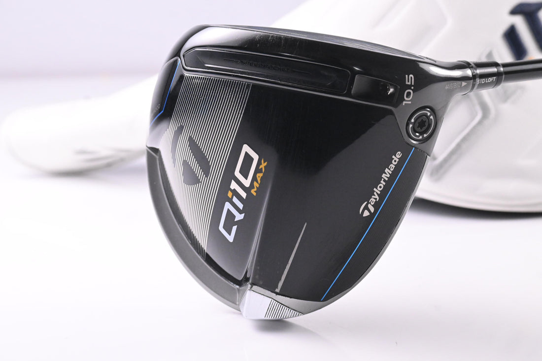 Taylormade Qi10 Max Driver / 10.5 Degree / Stiff Flex HZRDUS GEN4 Black 60 Shaft