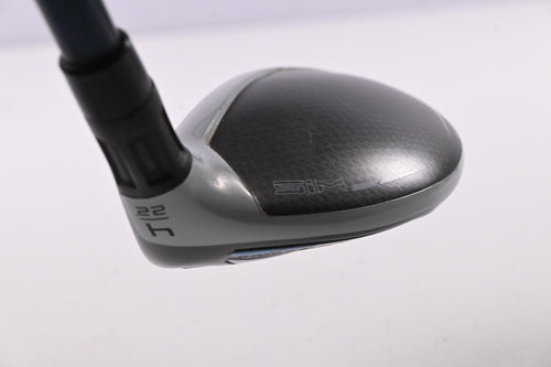 TaylorMade SIM Max #4 Hybrid / 22 Degree / Regular Flex Ventus Blue 6 Shaft