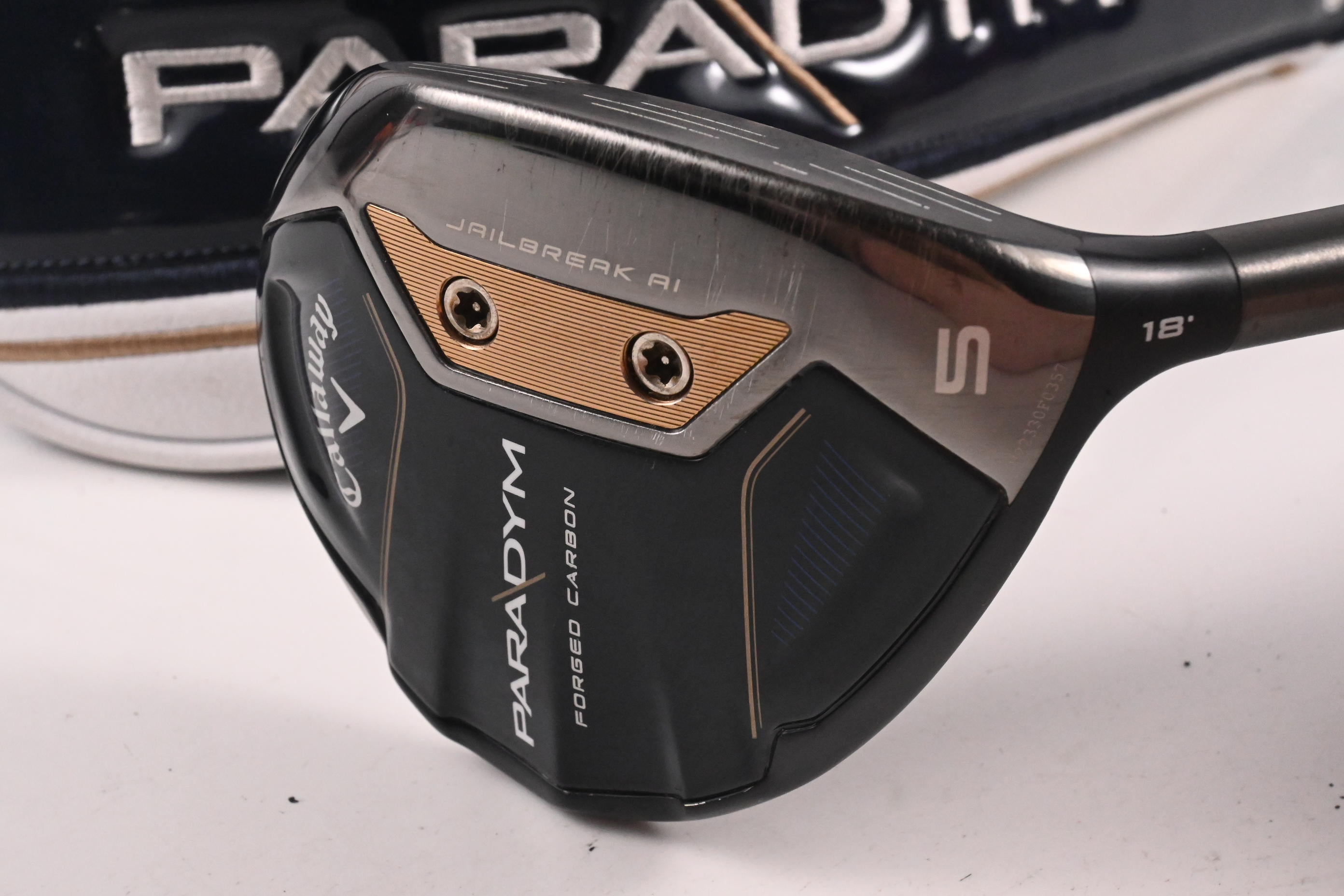 Callaway Paradym #5 Wood / 18 Degree / Regular Flex HZRDUS Gen4 Silver 60 Shaft