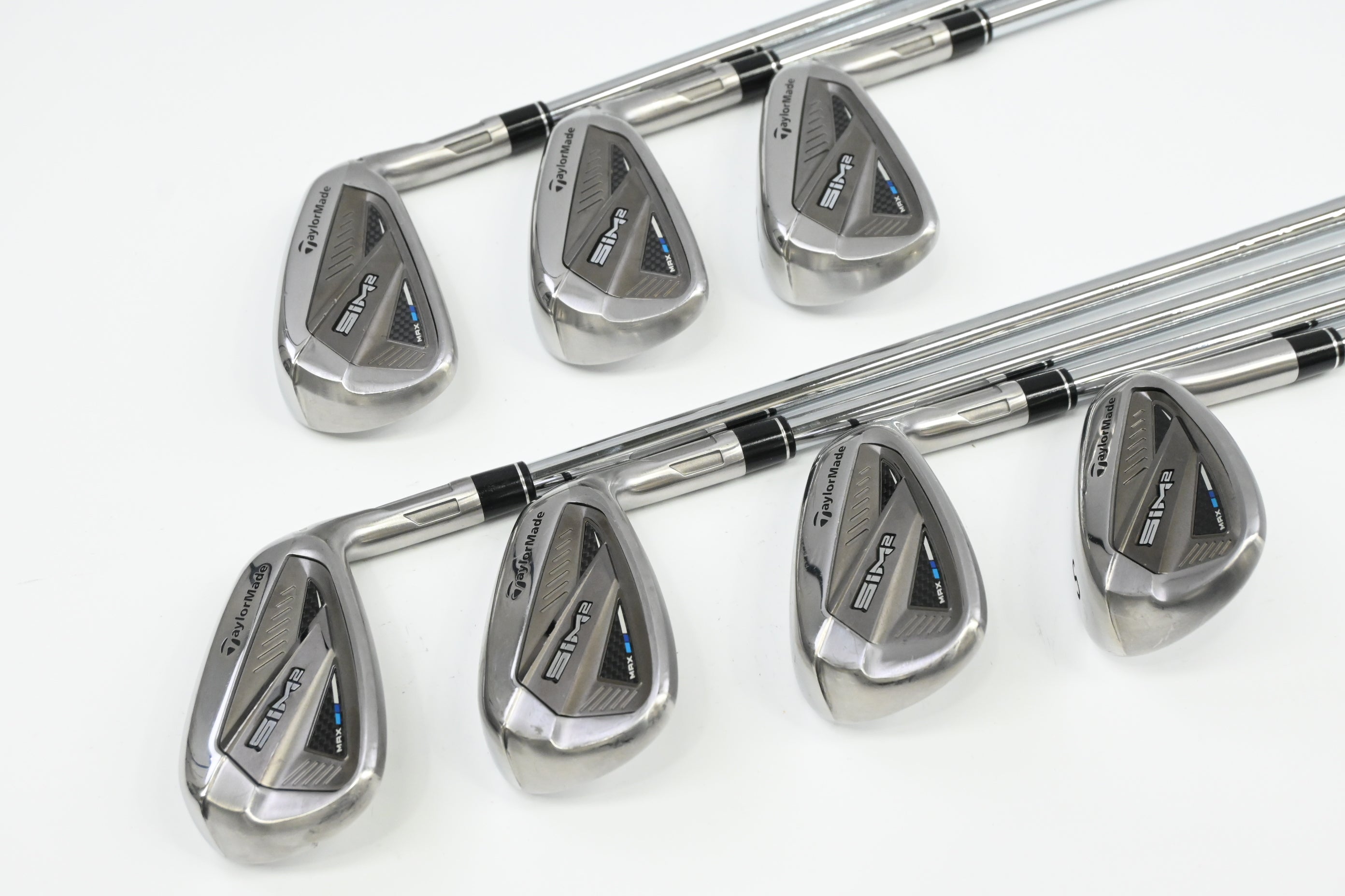 Taylormade SIM2 Max Irons / 5-PW+SW / Regular Flex KBS MAX MT 85 Shafts