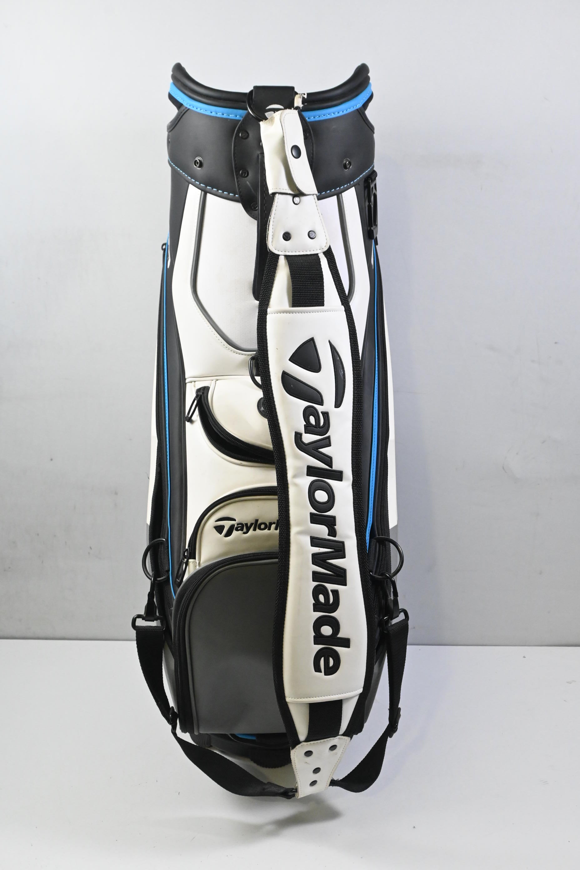 Taylormade Sim Tour Bag / 6-Way Divider / White, Grey, Black, Blue