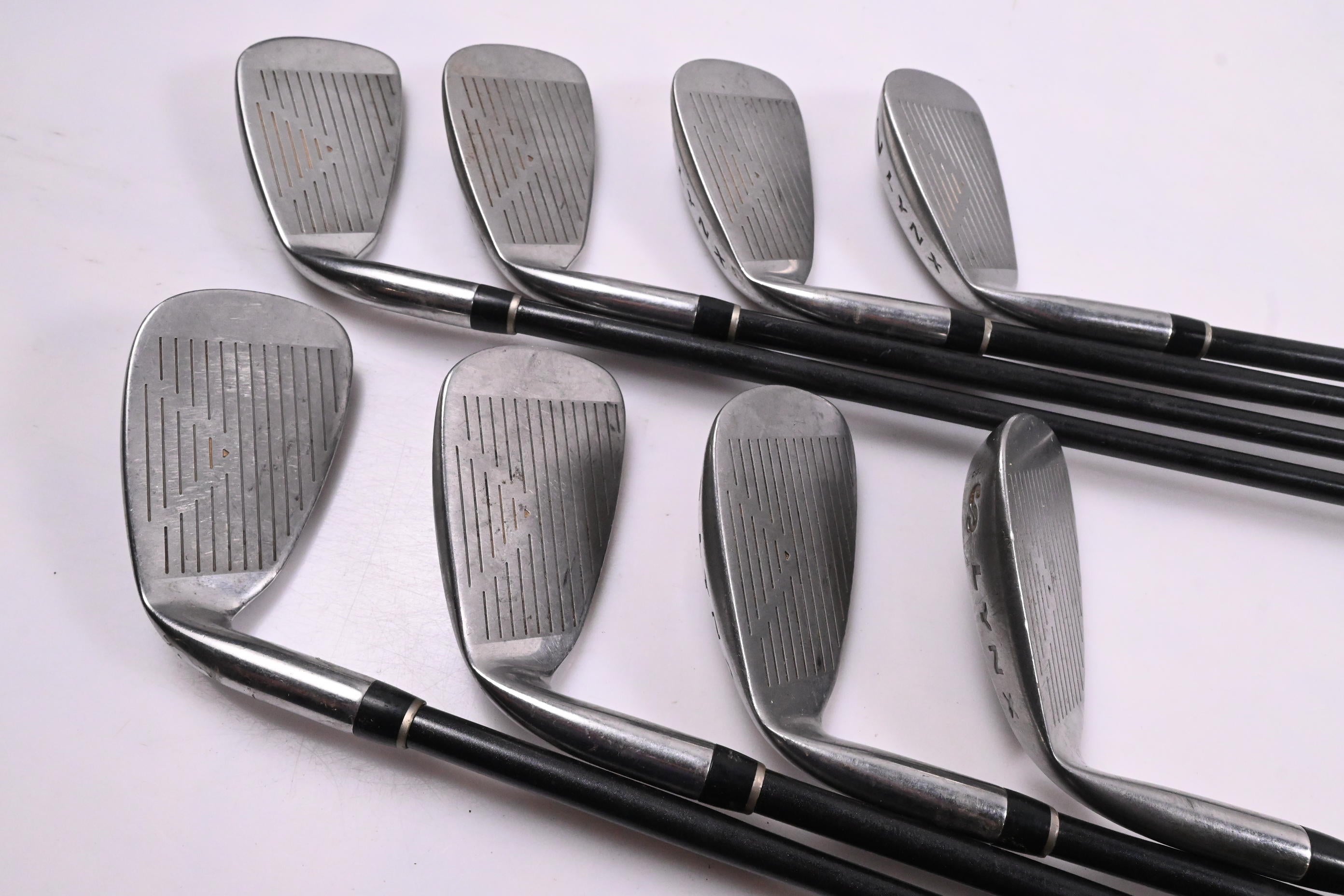 Lynx Black Cat Irons / 4-PW+SW / Regular Flex Lynx Shafts