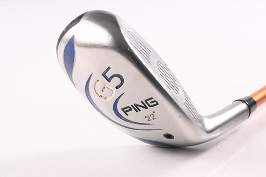 Ping G5 #4 Hybrid / 22 Degree / Regular Flex Aldila NVS 85 Shaft