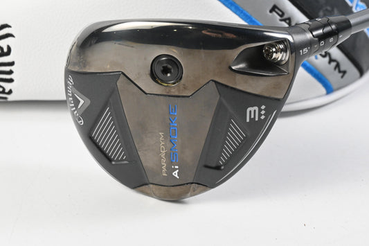 Tour Issue Callaway Paradym Ai Smoke TD #3 Wood / 15 Degree / X-Flex Denali