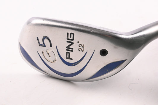 Ping G5 #4 Hybrid / 22 Degree / Regular Flex Aldila NVS 85 Shaft