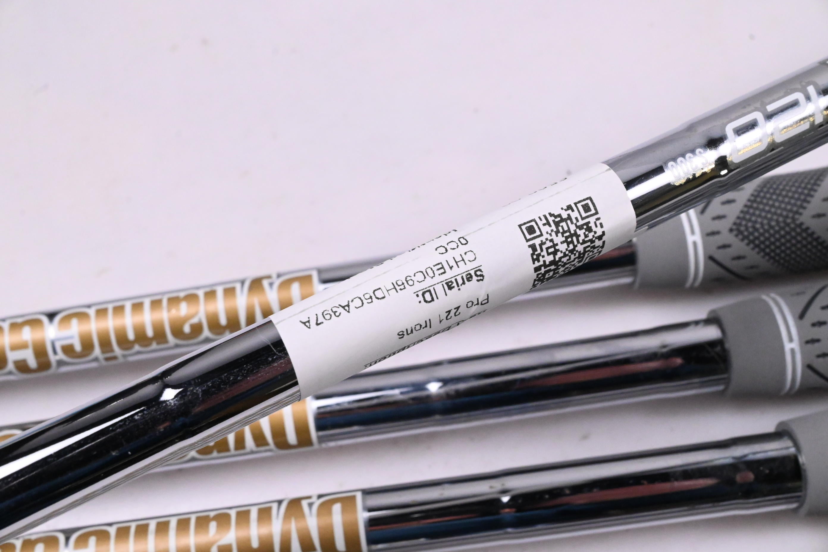 Mizuno Pro 221 Irons / 4-PW / Stiff Flex Dynamic Gold 120 S300 Shafts