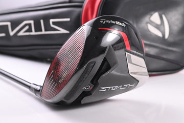 Left Hand Taylormade Stealth Plus Driver / 9 Degree / Stiff Flex HZRDUS Black 70