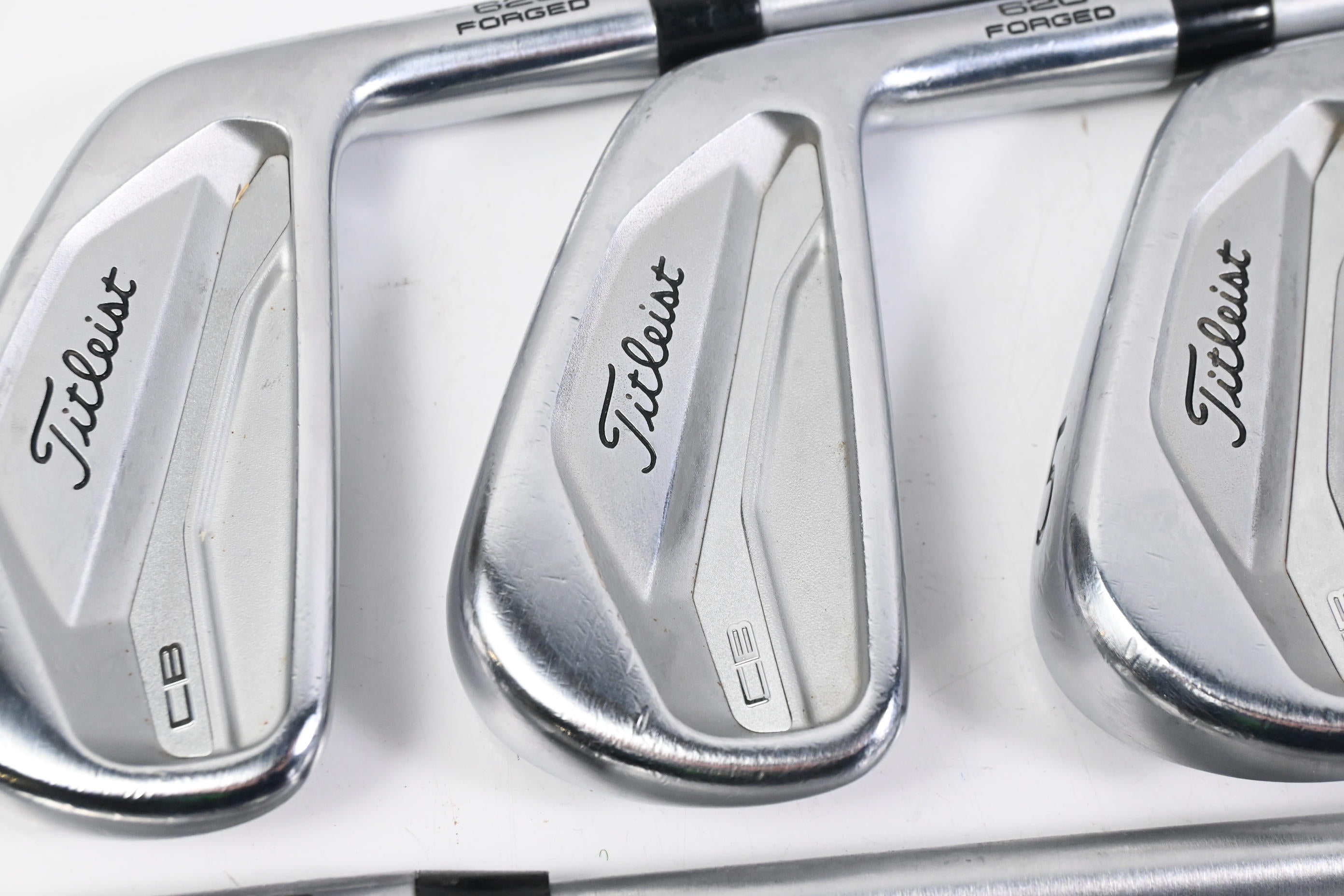 Titleist CB 620 Irons / 3-9i / Stiff Flex Steel Shafts