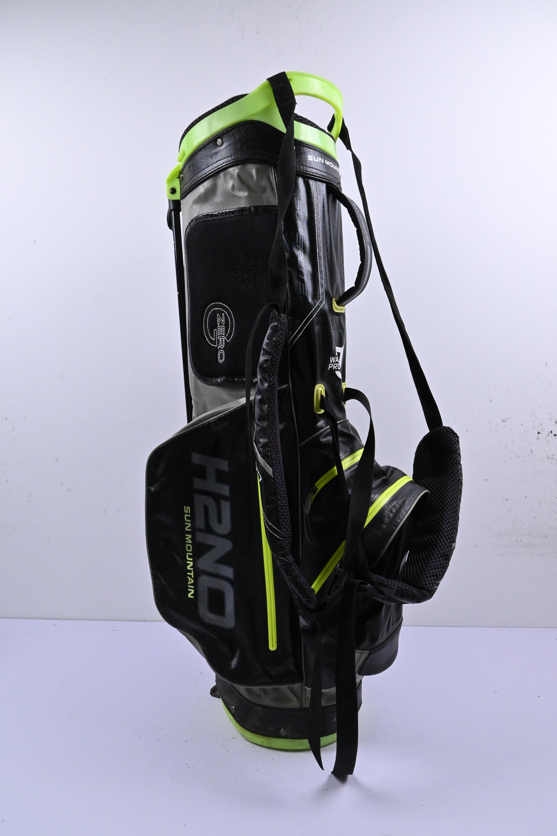 Sun Mountain H2NO Stand Bag / 4-Way Divider / Black & Yellow