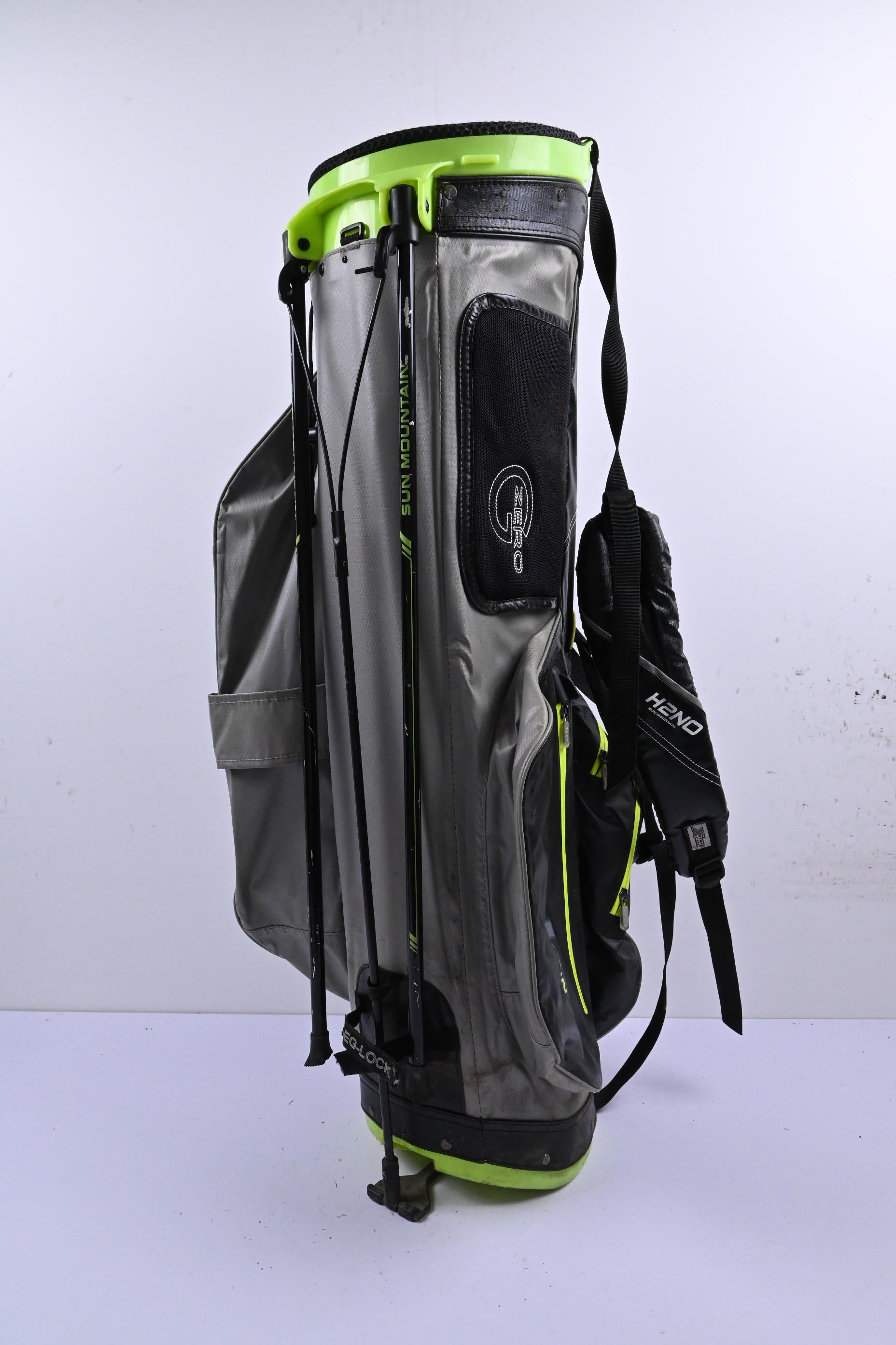 Sun Mountain H2NO Stand Bag / 4-Way Divider / Black & Yellow
