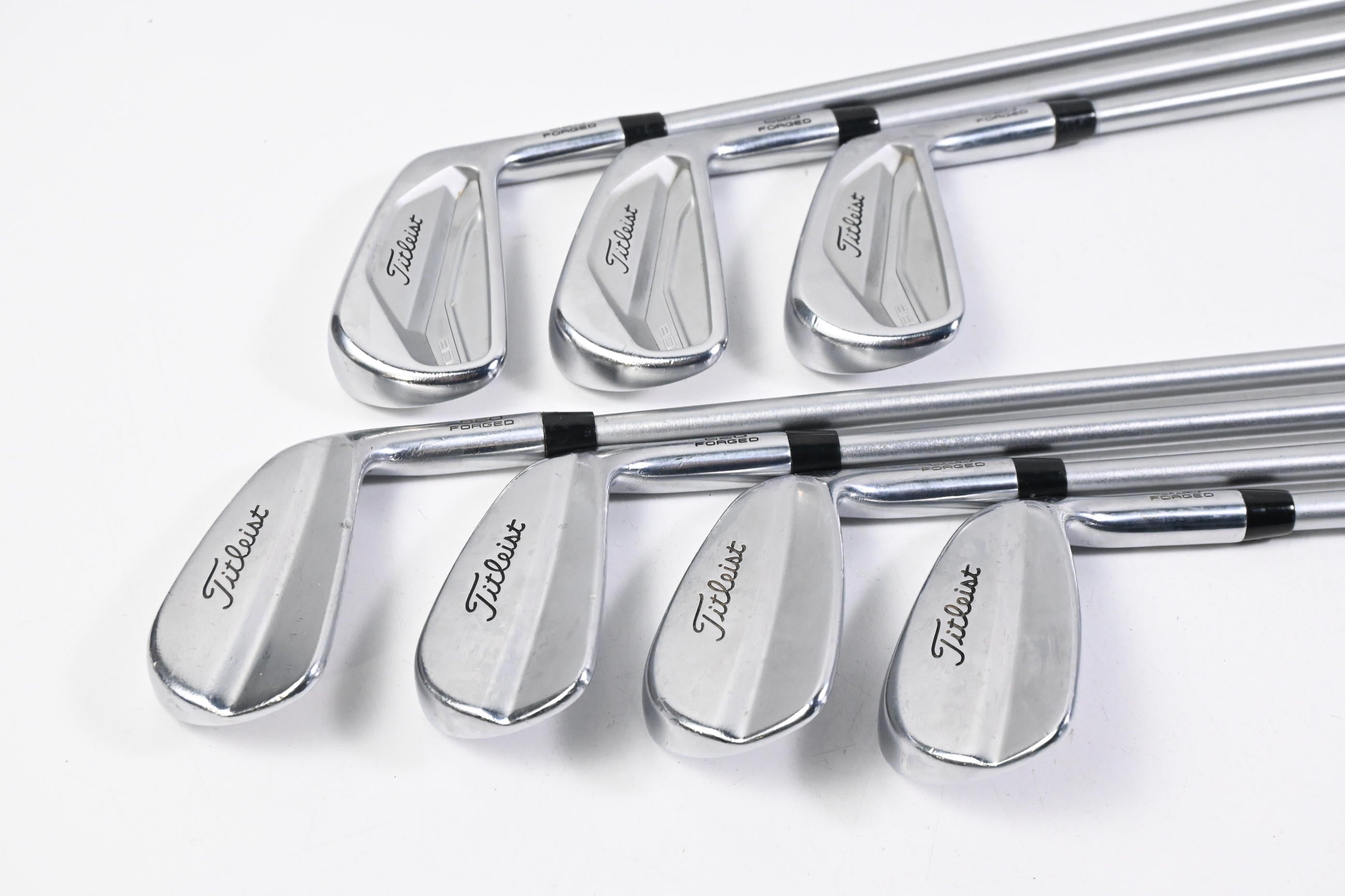 Titleist CB 620 Irons / 3-9i / Stiff Flex Steel Shafts