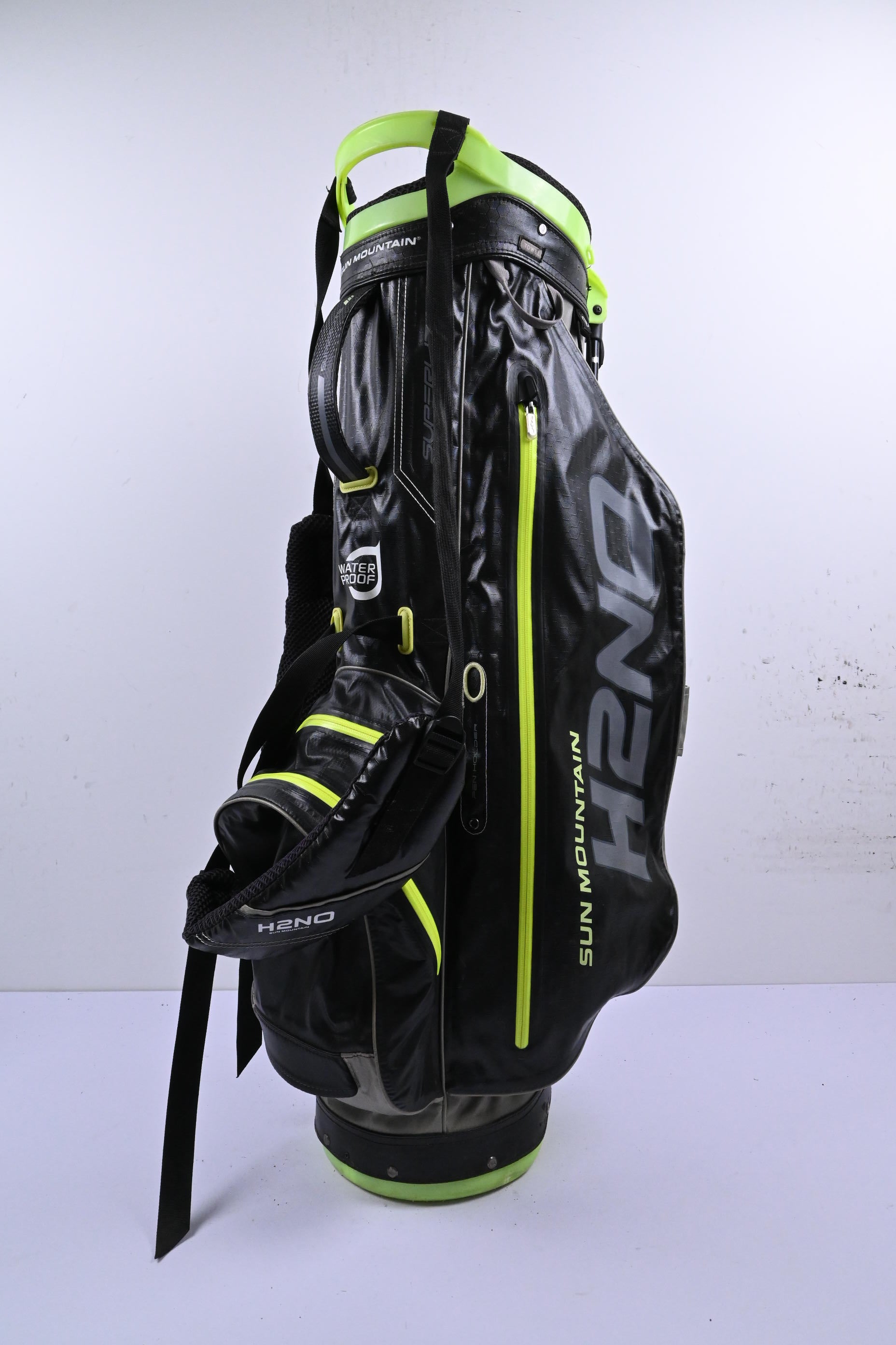 Sun Mountain H2NO Stand Bag / 4-Way Divider / Black & Yellow