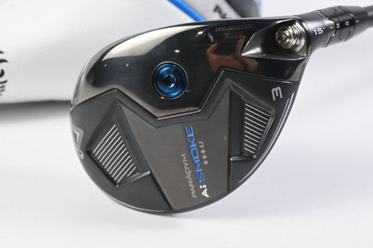 Tour Issue Callaway Paradym Ai Smoke TD U #3 Hybrid / 15 Degree / Stiff Flex