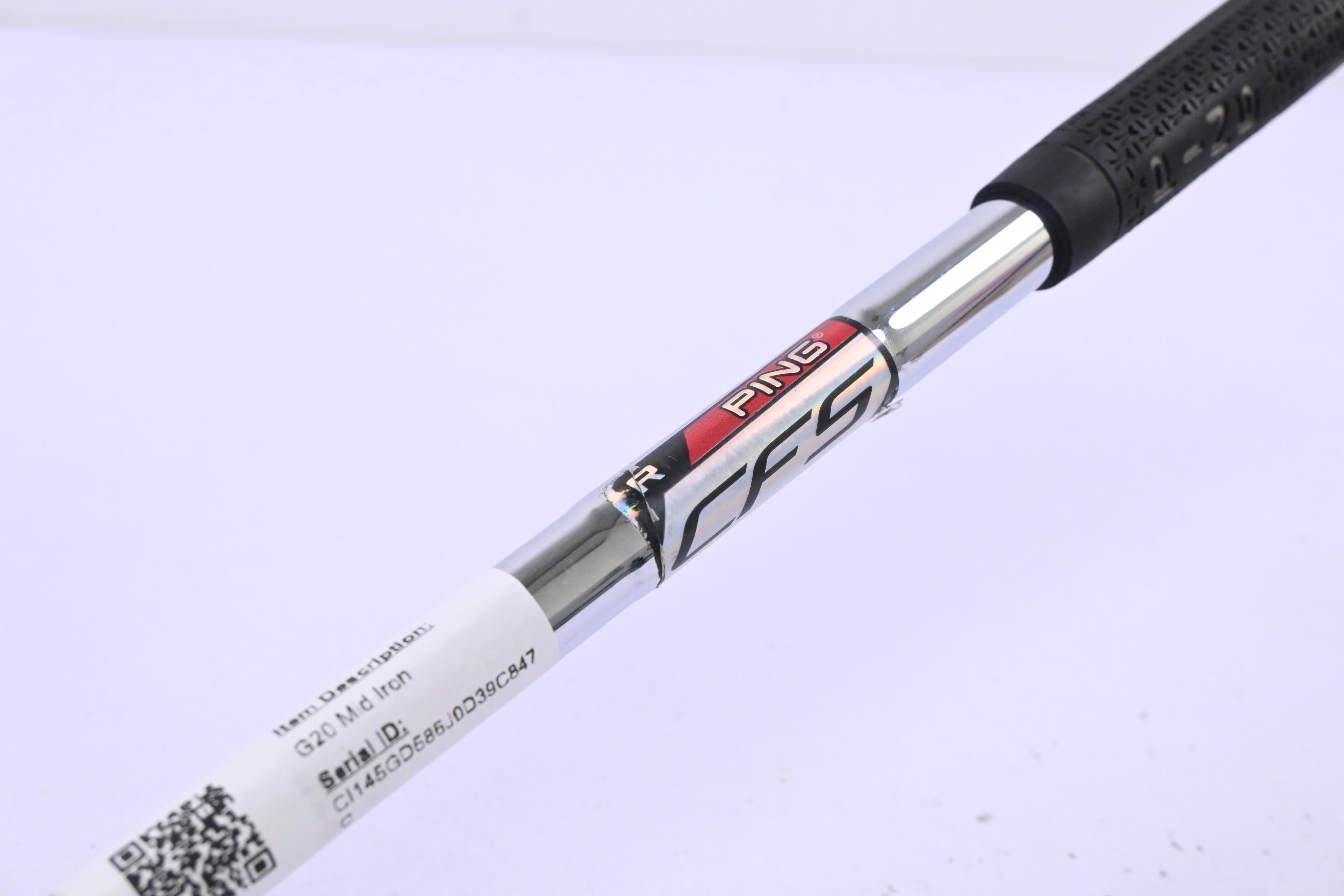 Ping G20 #6 Iron / Black Dot / Regular Flex Ping CFS Shaft