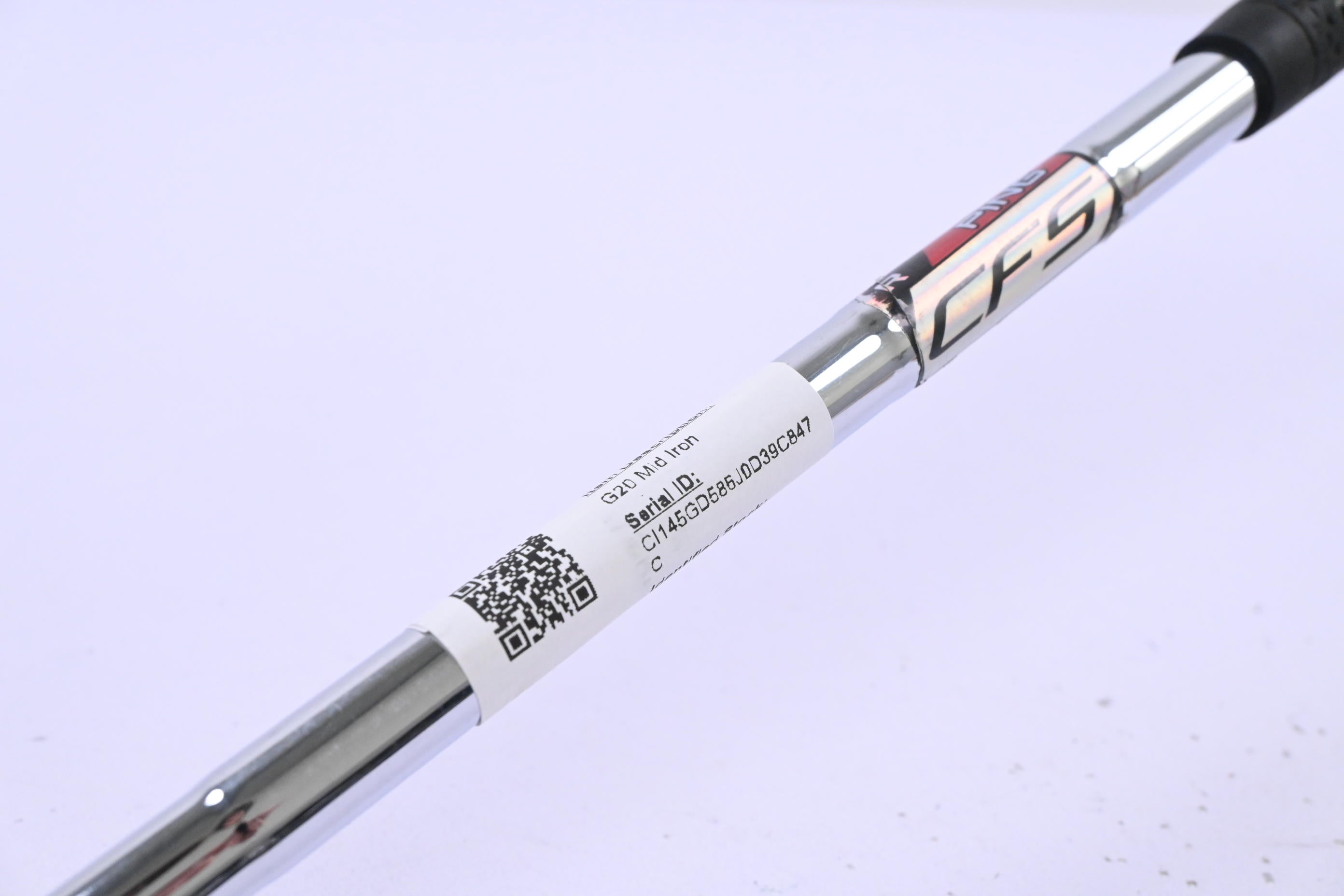 Ping G20 #6 Iron / Black Dot / Regular Flex Ping CFS Shaft