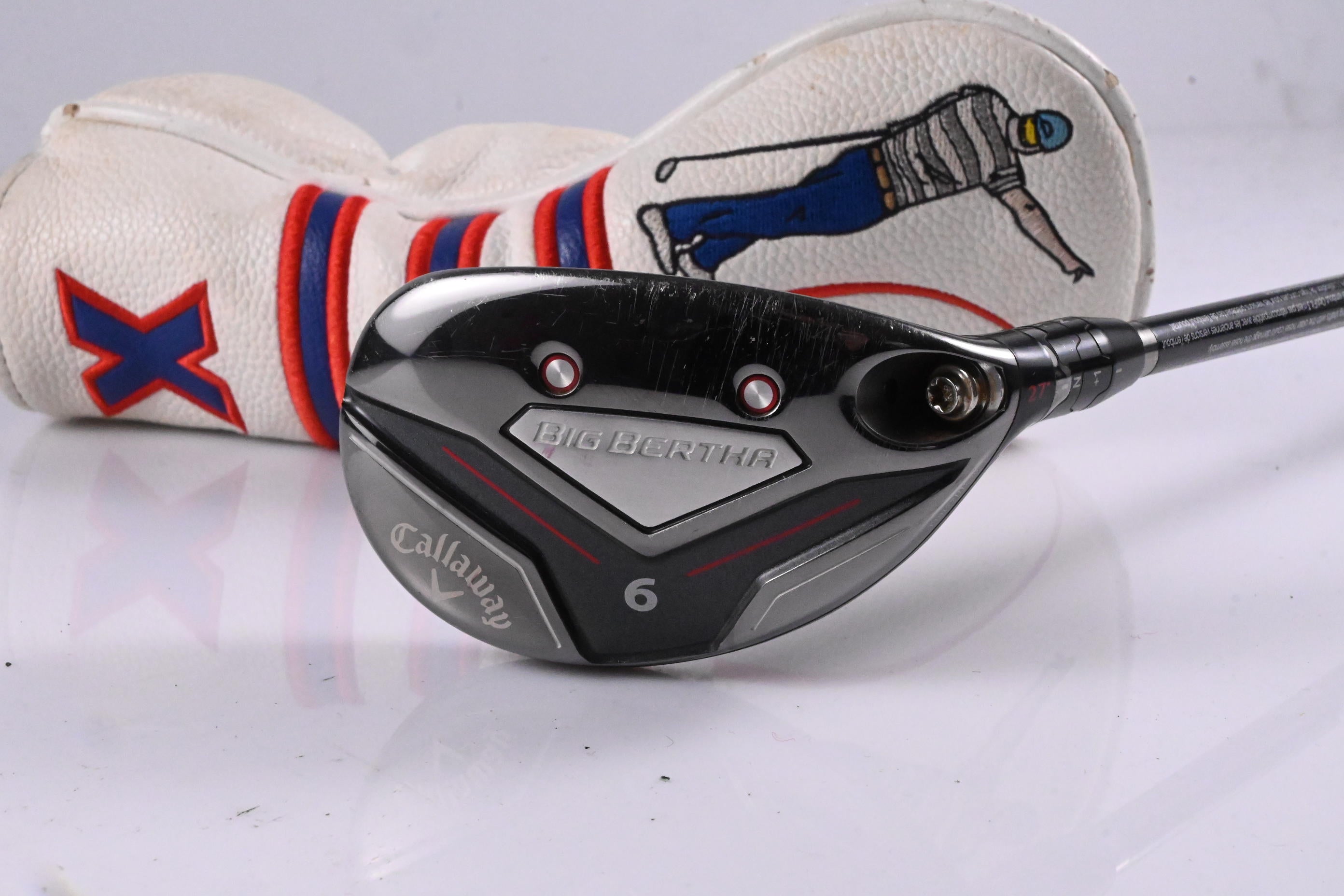 Ladies Callaway Big Bertha 2019 #6 Hybrid / 27 Degree / Ladies Flex UST Recoil