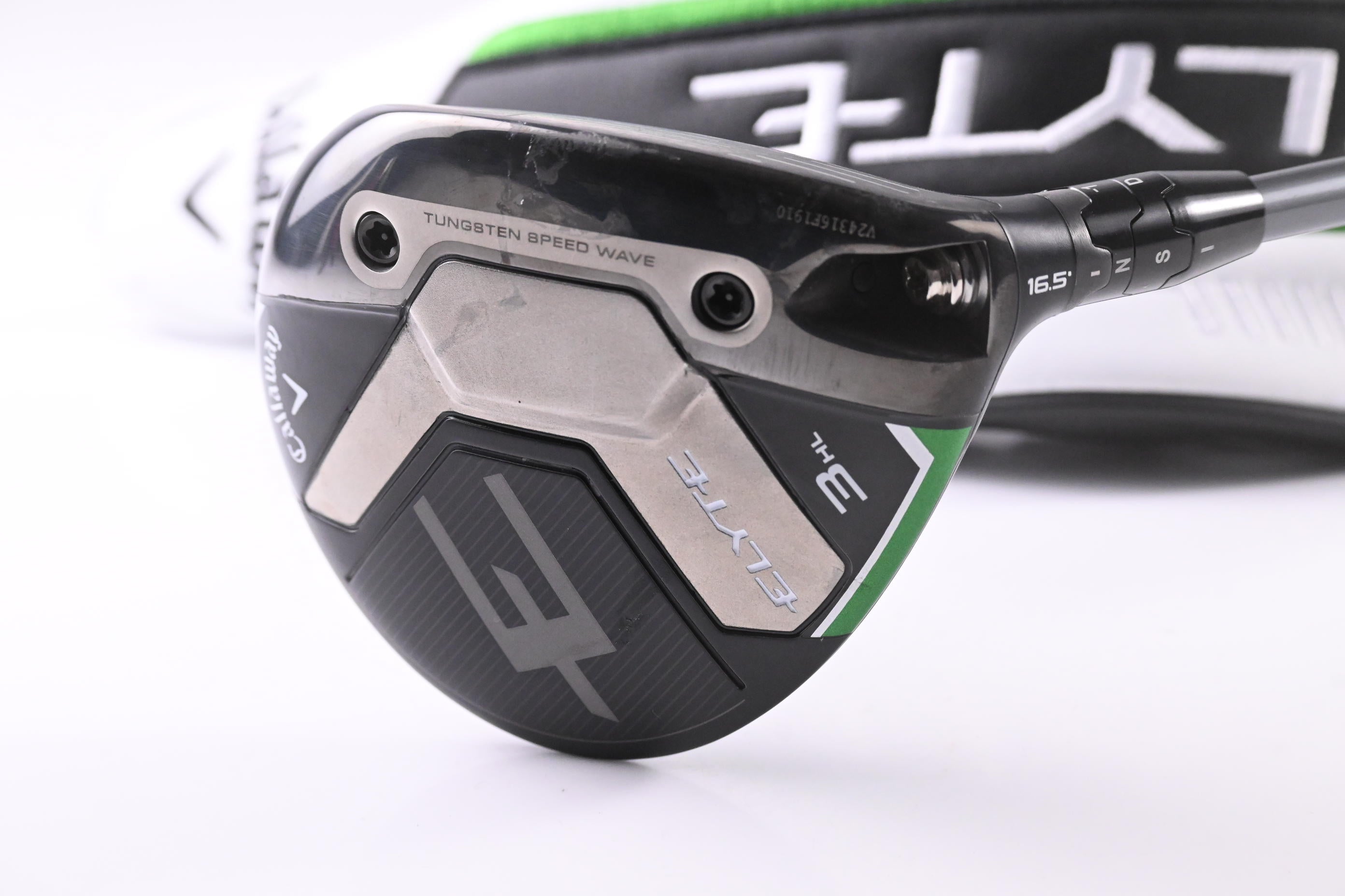 Callaway Elyte #3 HL Wood / 16.5 Degree / Stiff Flex Denali Charcoal 60 Shaft