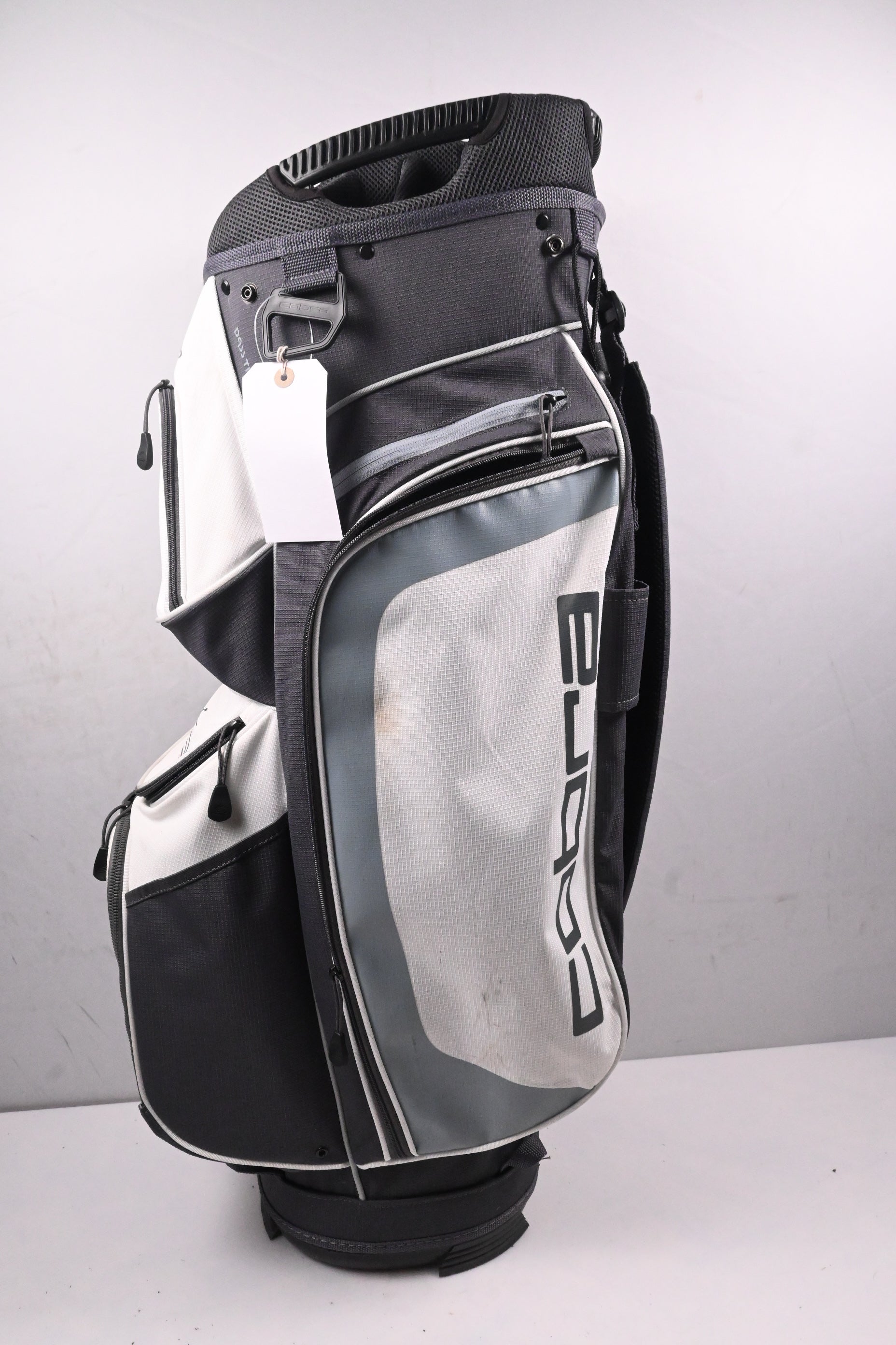 Cobra Cart Golf Bag / 14-Way Divider / White & Grey