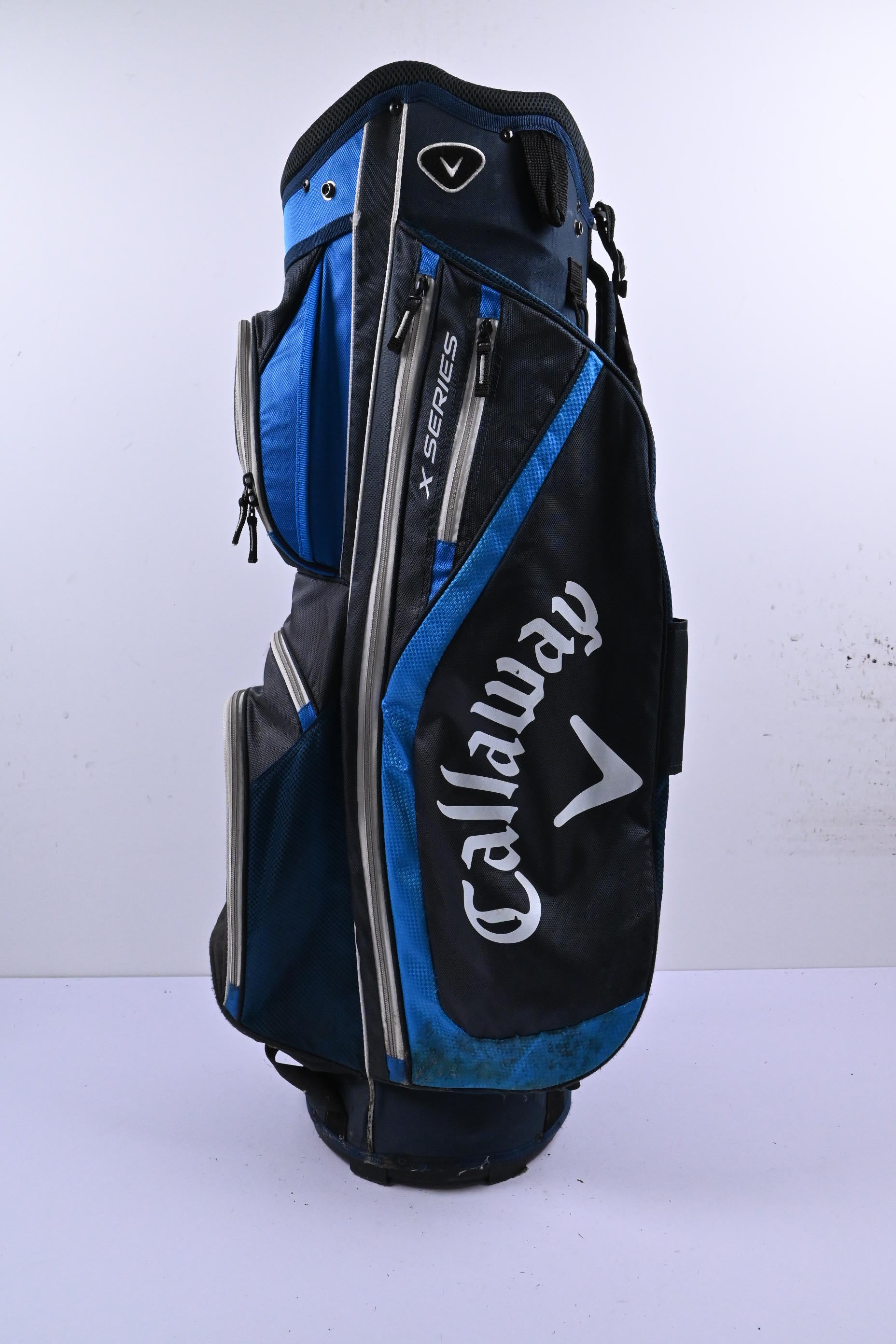 Callaway X Series Cart Bag / 14-Way Divider / Black & Blue