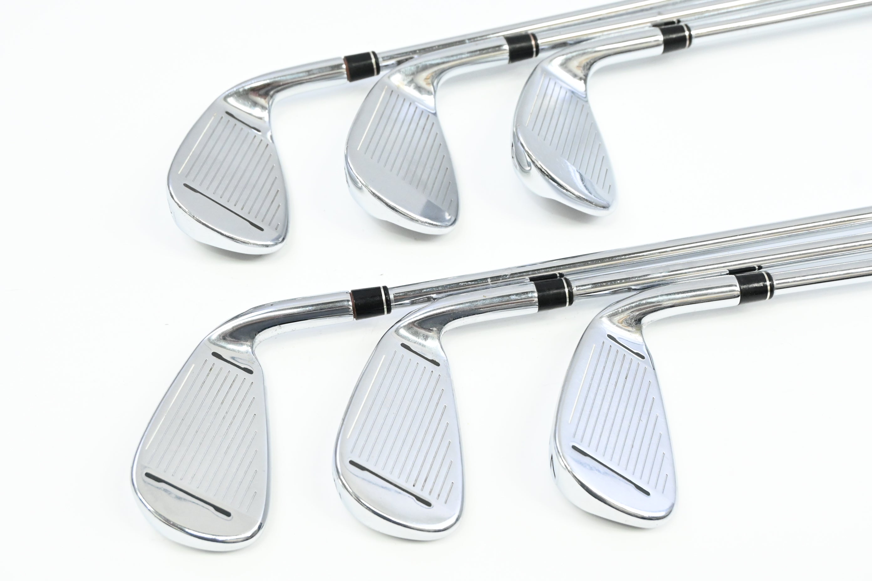 Left Hand Taylormade RSi1 Irons / 5-PW / Stiff Flex Reax Steel 90 Shafts