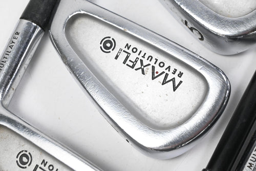 Maxfli Revolution Black Dot Irons / 3-PW+SW / Stiff Flex EI-70 Shafts