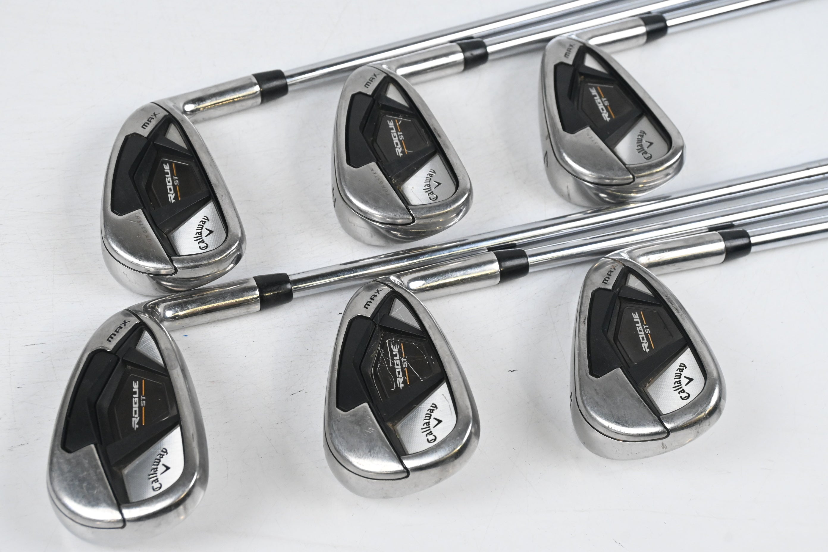 Callaway Rogue ST Max Irons / 5-PW / Stiff Flex Elevate MPH 95 Shafts