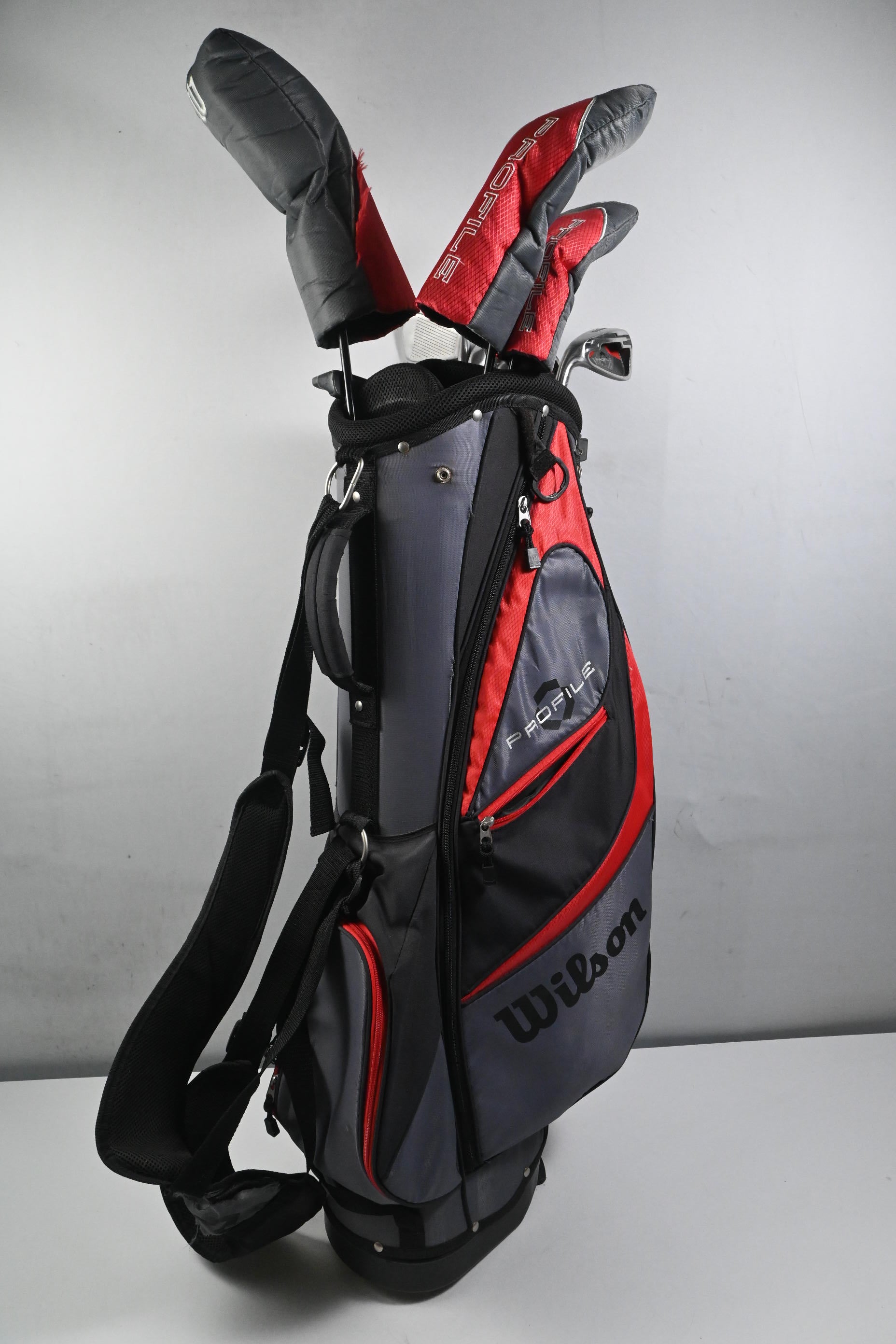 Left Hand Wilson Profile Package Set / Woods, Irons, Putter, Bag