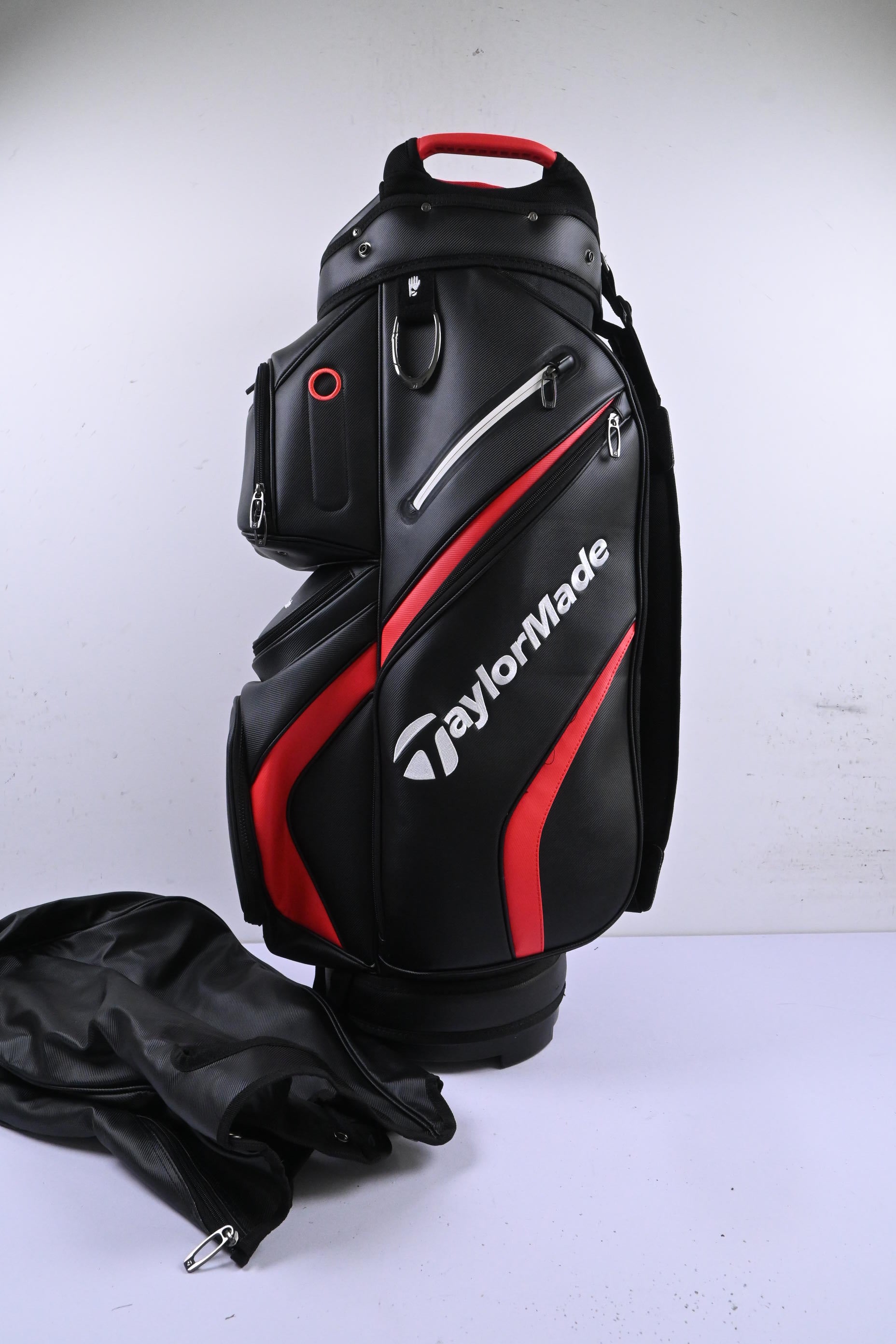 Taylormade Cart Bag / 14-Way Divider / Black & Red
