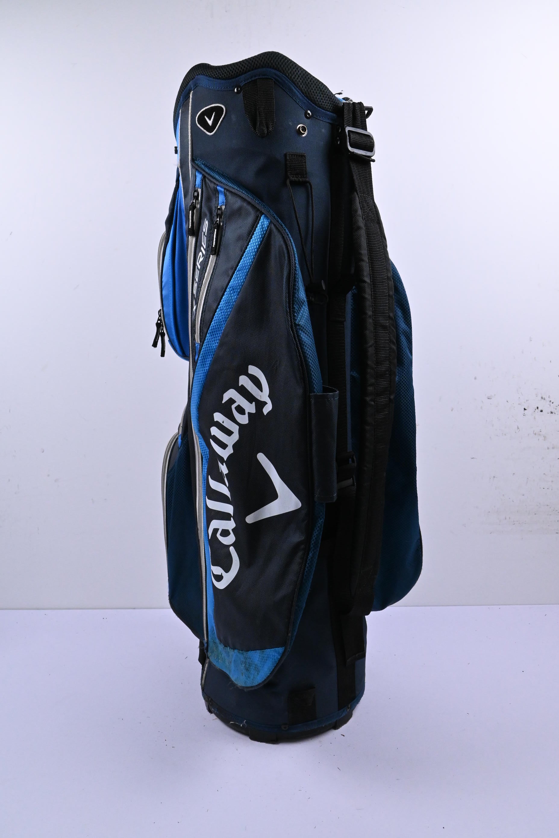 Callaway X Series Cart Bag / 14-Way Divider / Black & Blue