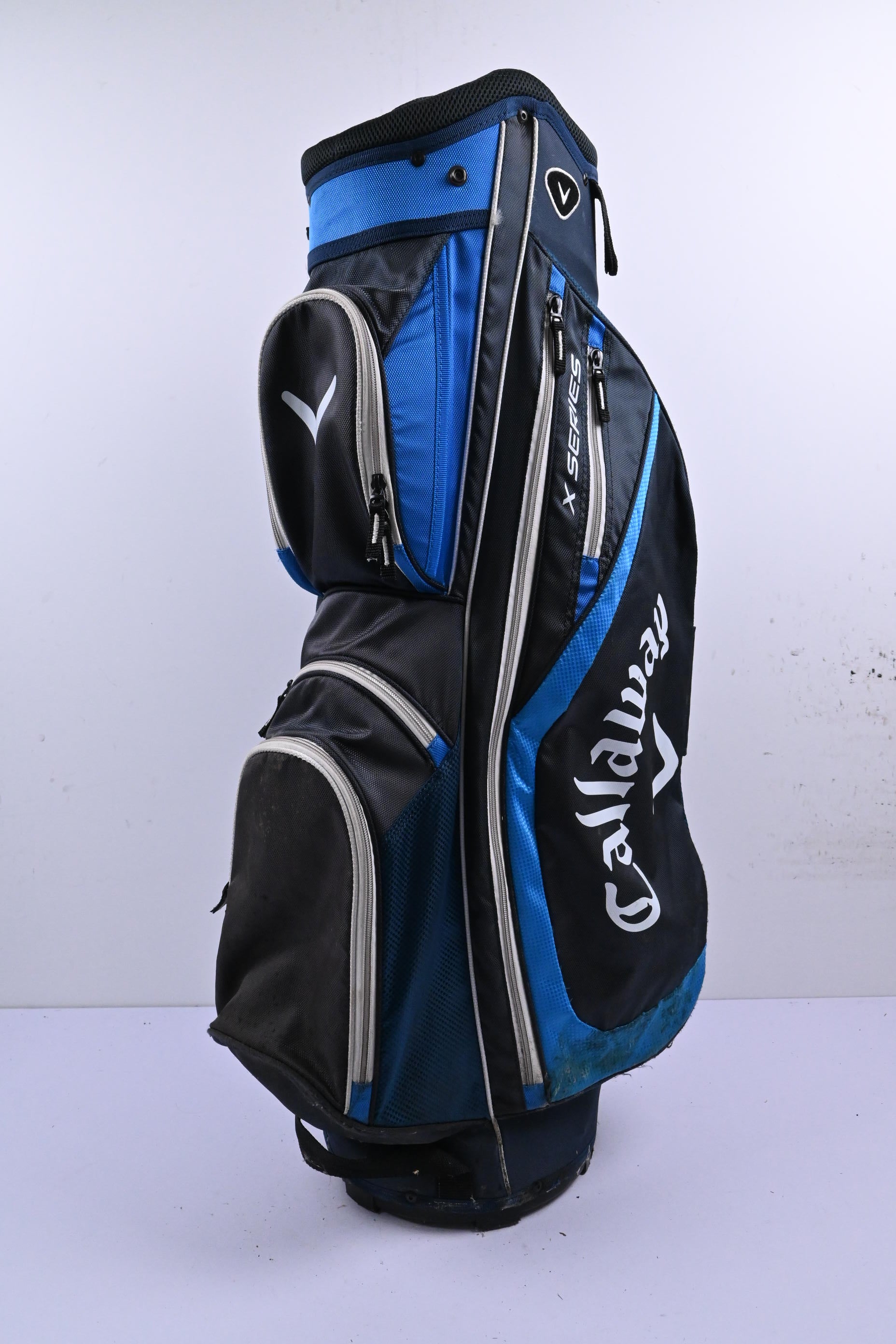 Callaway X Series Cart Bag / 14-Way Divider / Black & Blue