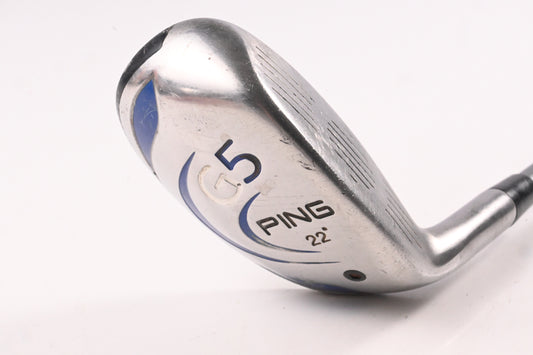 Ping G5 #4 Hybrid / 22 Degree / Stiff Flex Ping TFC 100 Shaft