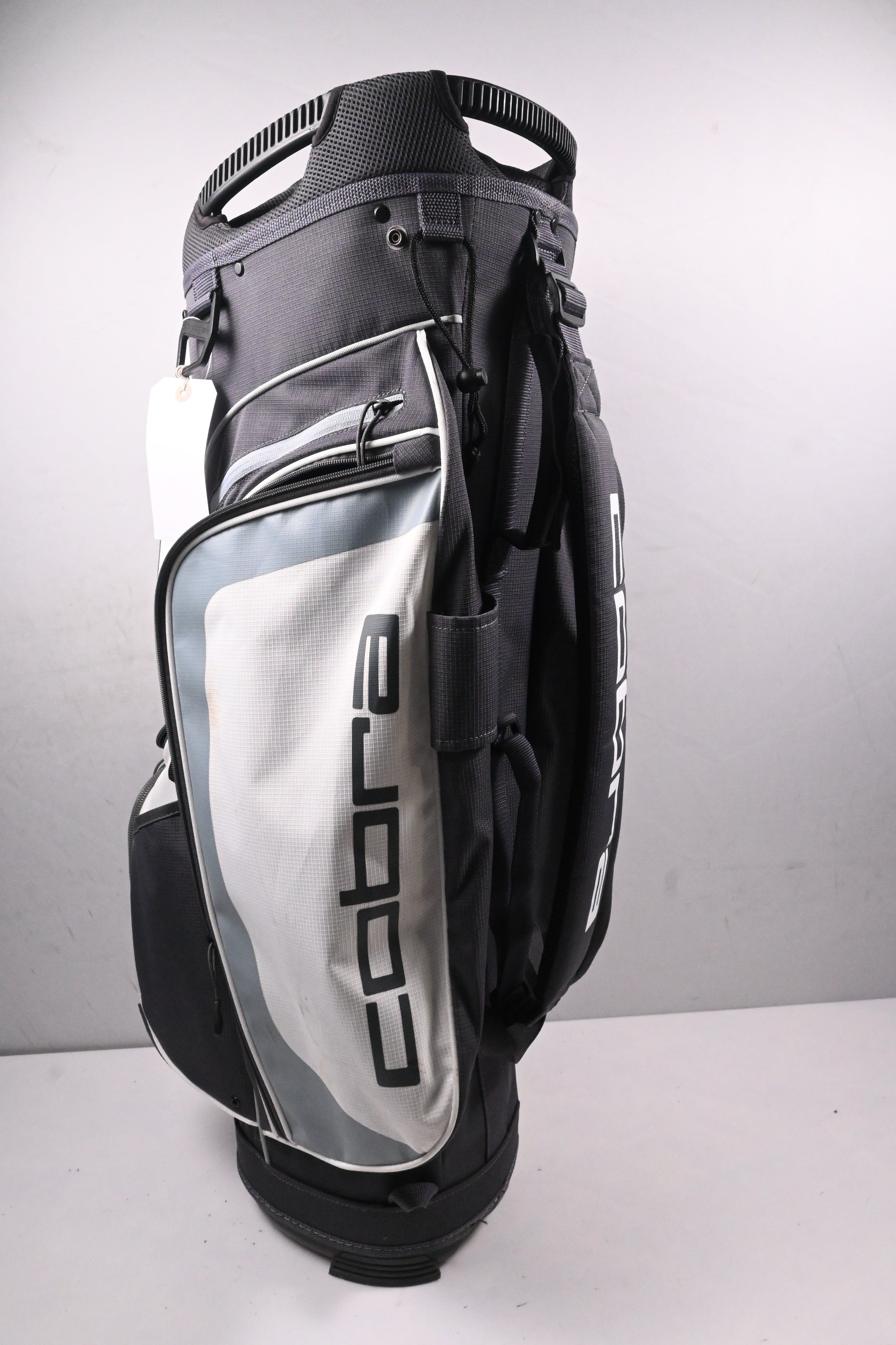 Cobra Cart Golf Bag / 14-Way Divider / White & Grey